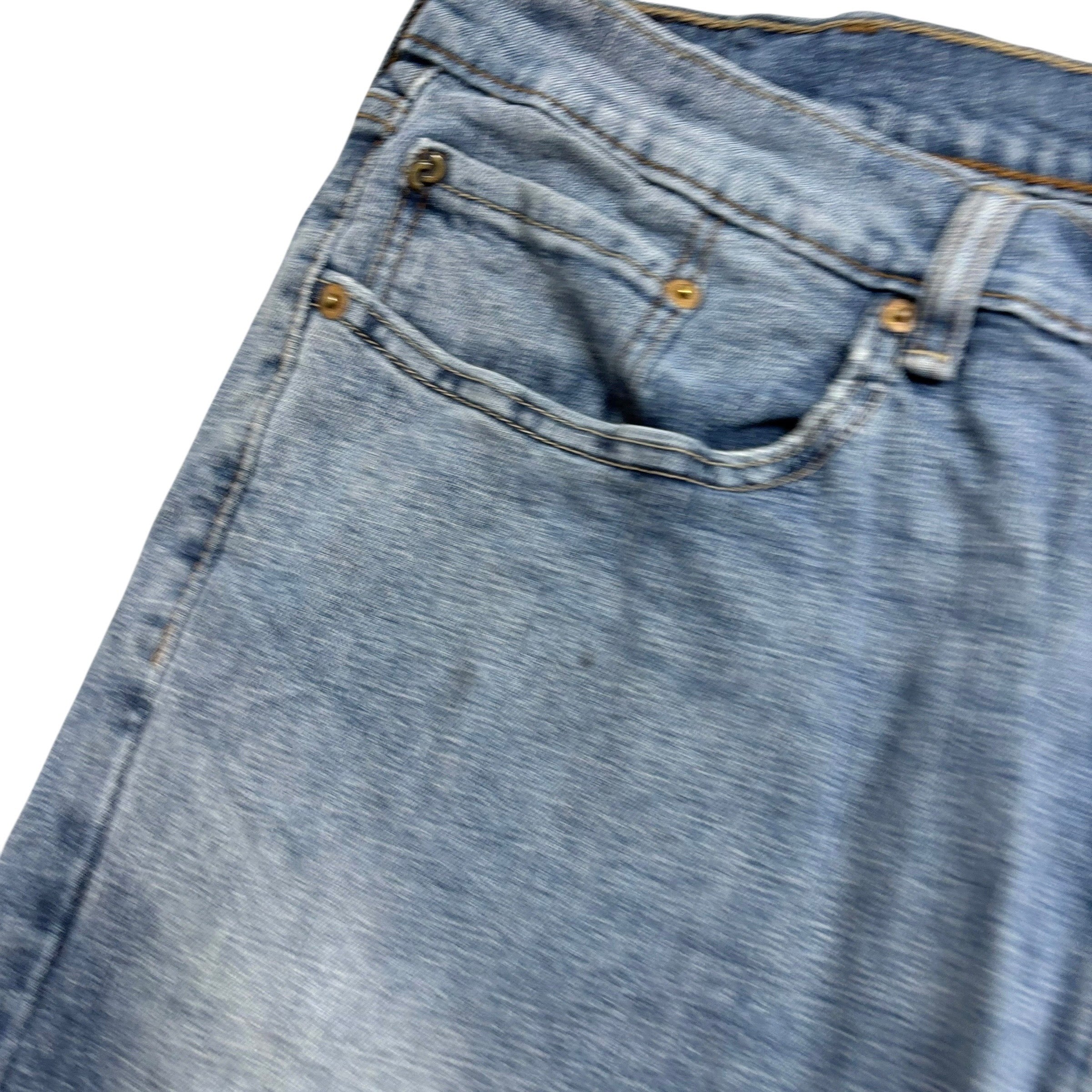 Levis Denizen Jeans W40 L30 Mens Mid Blue Relaxed Straight Fit Stretch Denim