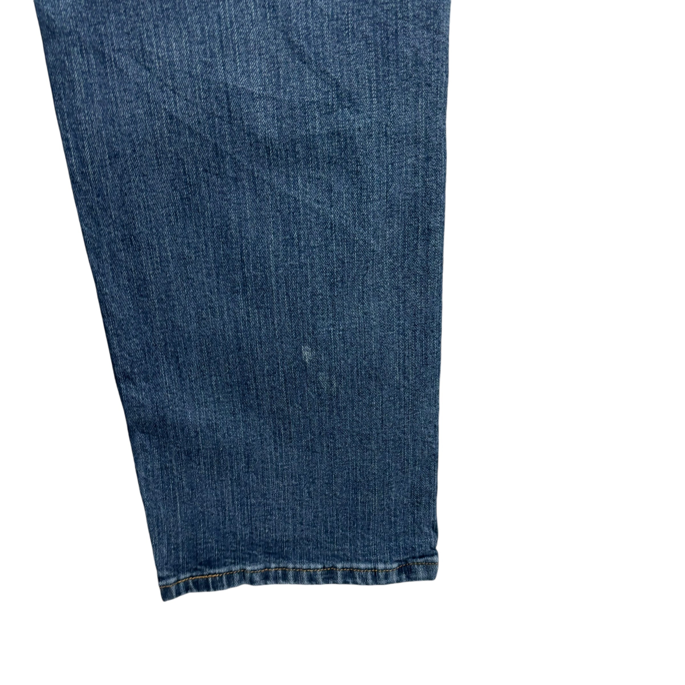 Wrangler Jeans W33 L30 Mens Mid Blue Regular Straight Fit Stretch Denim