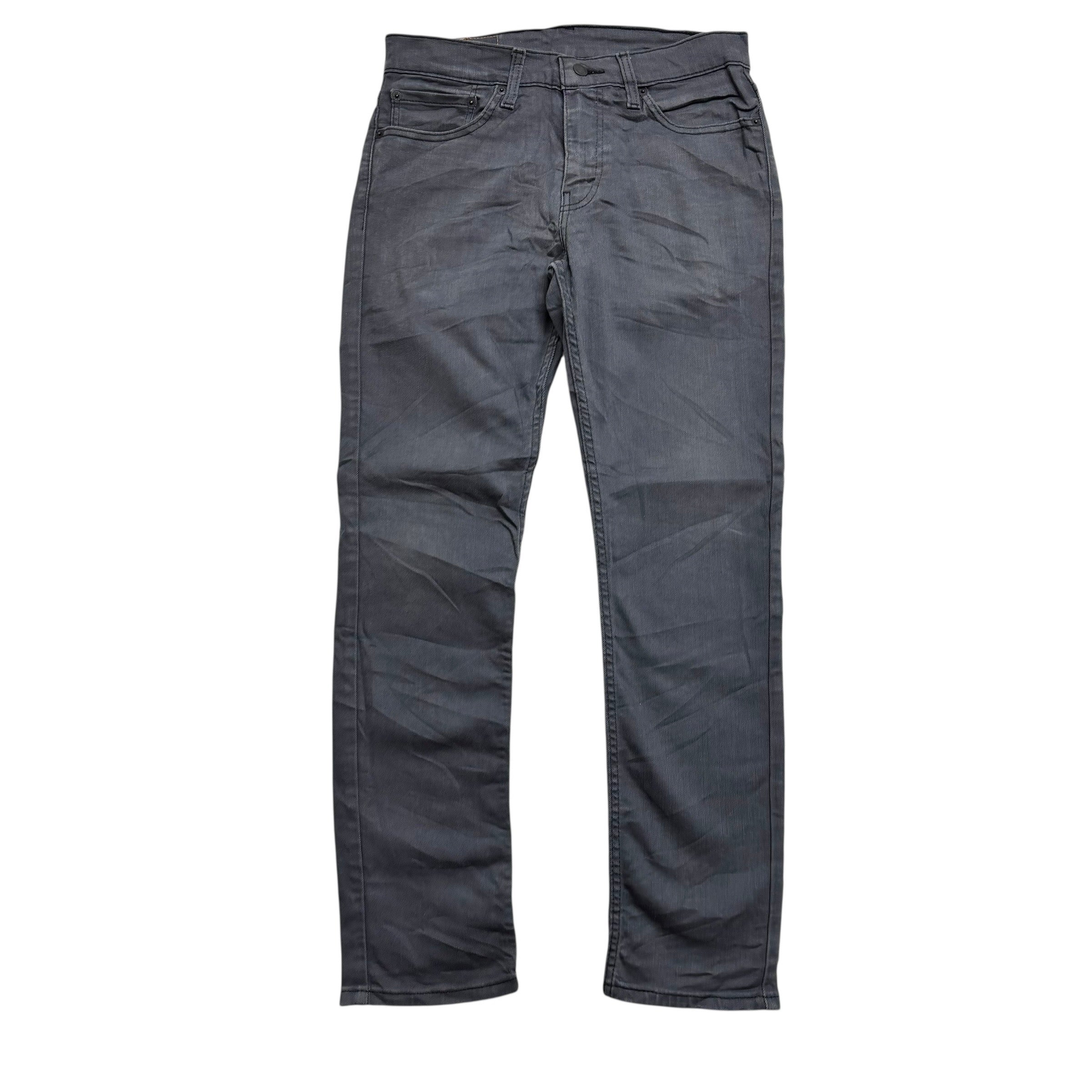 Levis 511 Jeans W31 L30 Mens Grey Slim Fit Stretch Denim (E)