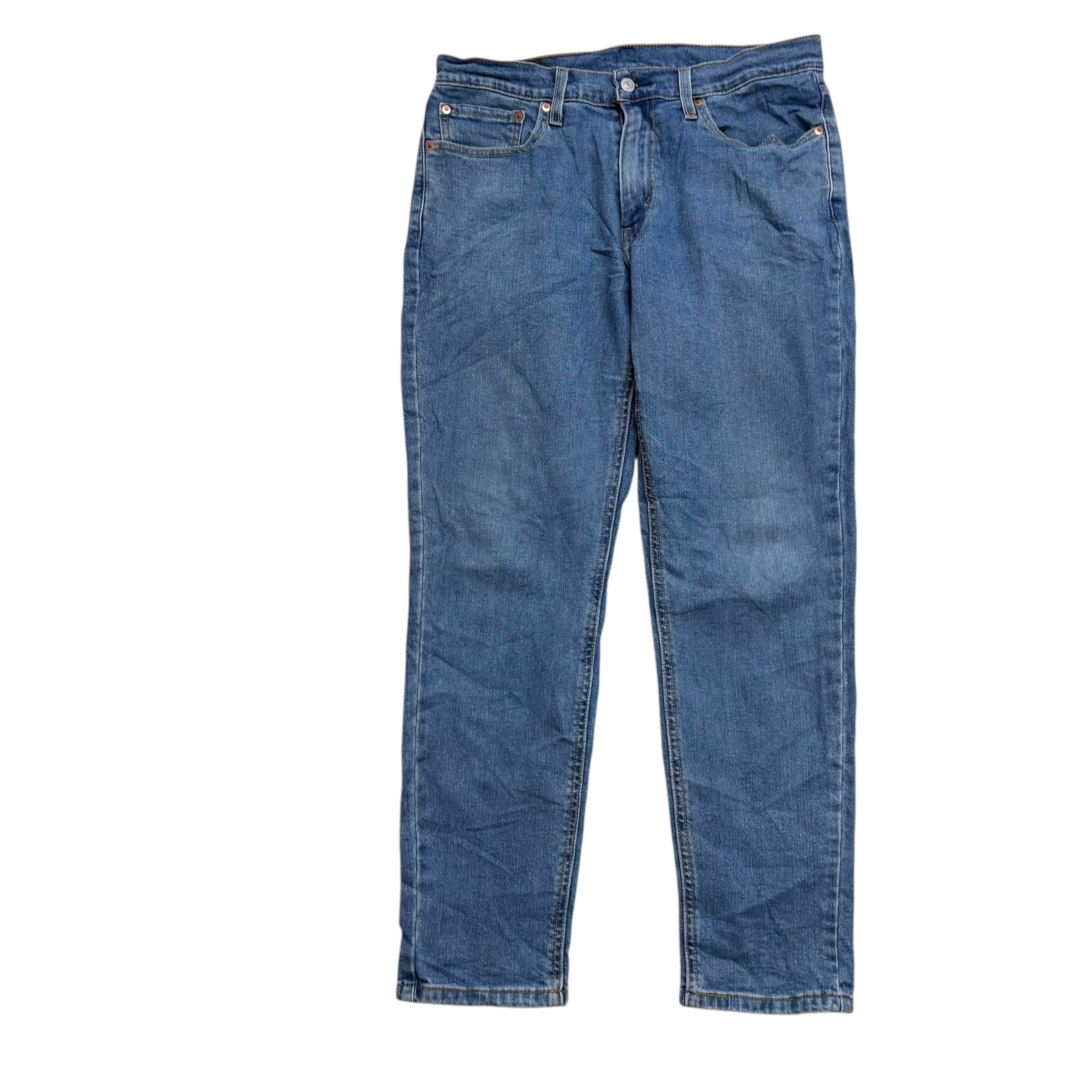 Levis 531 Jeans W33 L30 Mens Mid Blue Athletic Slim Fit Stretch Denim (E)