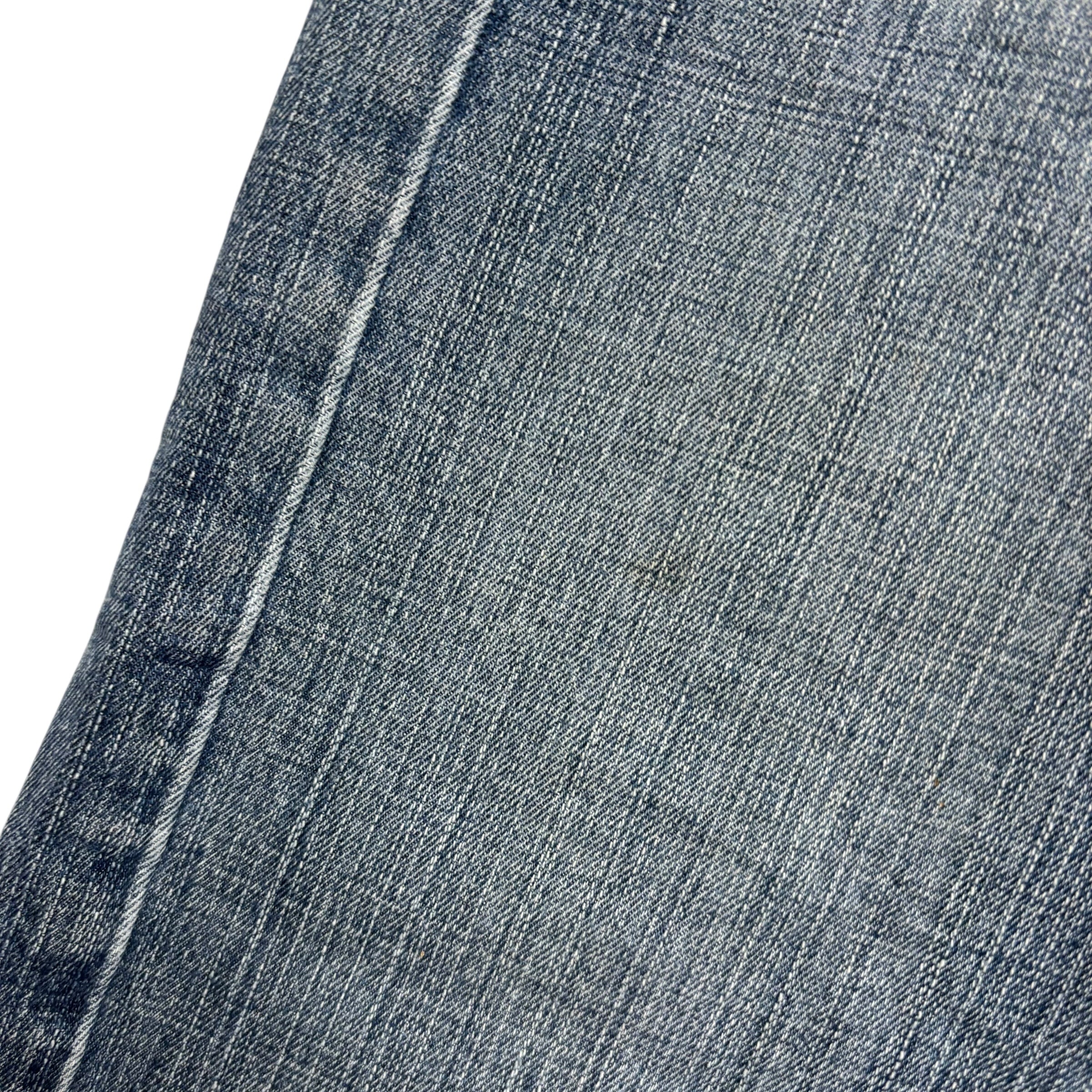 Levis 569 Jeans W34 L30 Mens Mid Blue Baggy Relaxed Straight Fit Denim