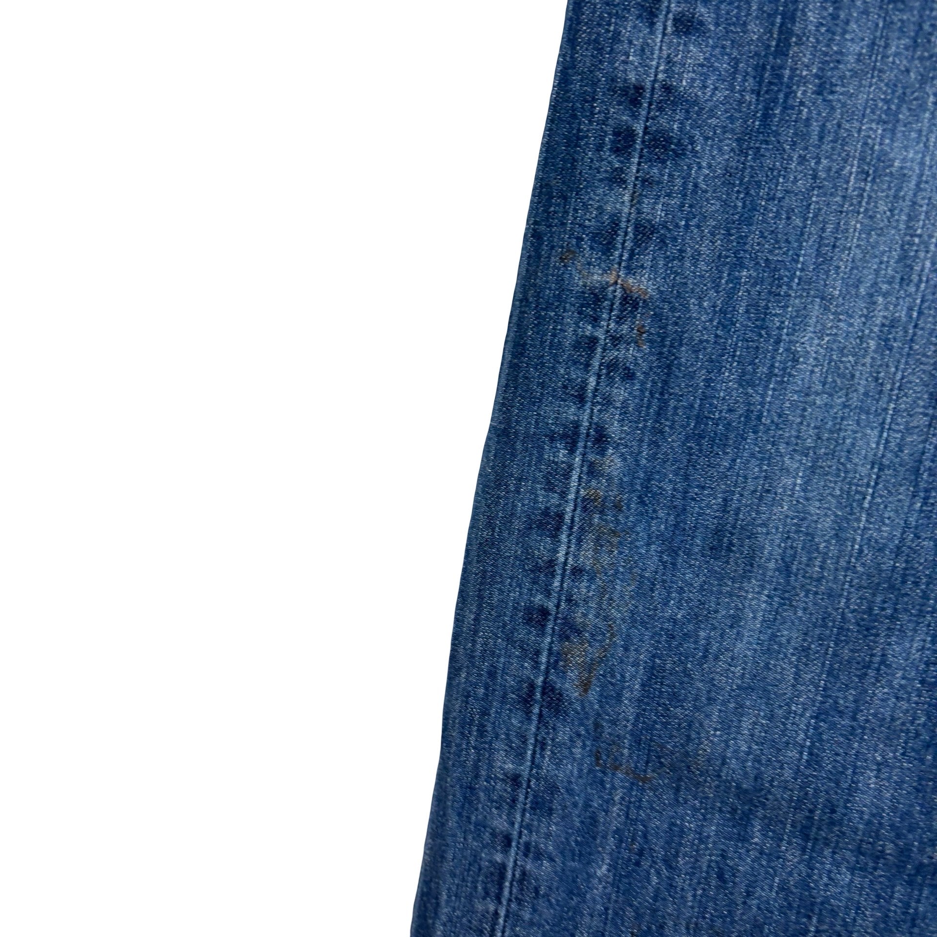 Levis 501 Jeans W32 L31 Mens Mid Blue Regular Straight Fit Denim