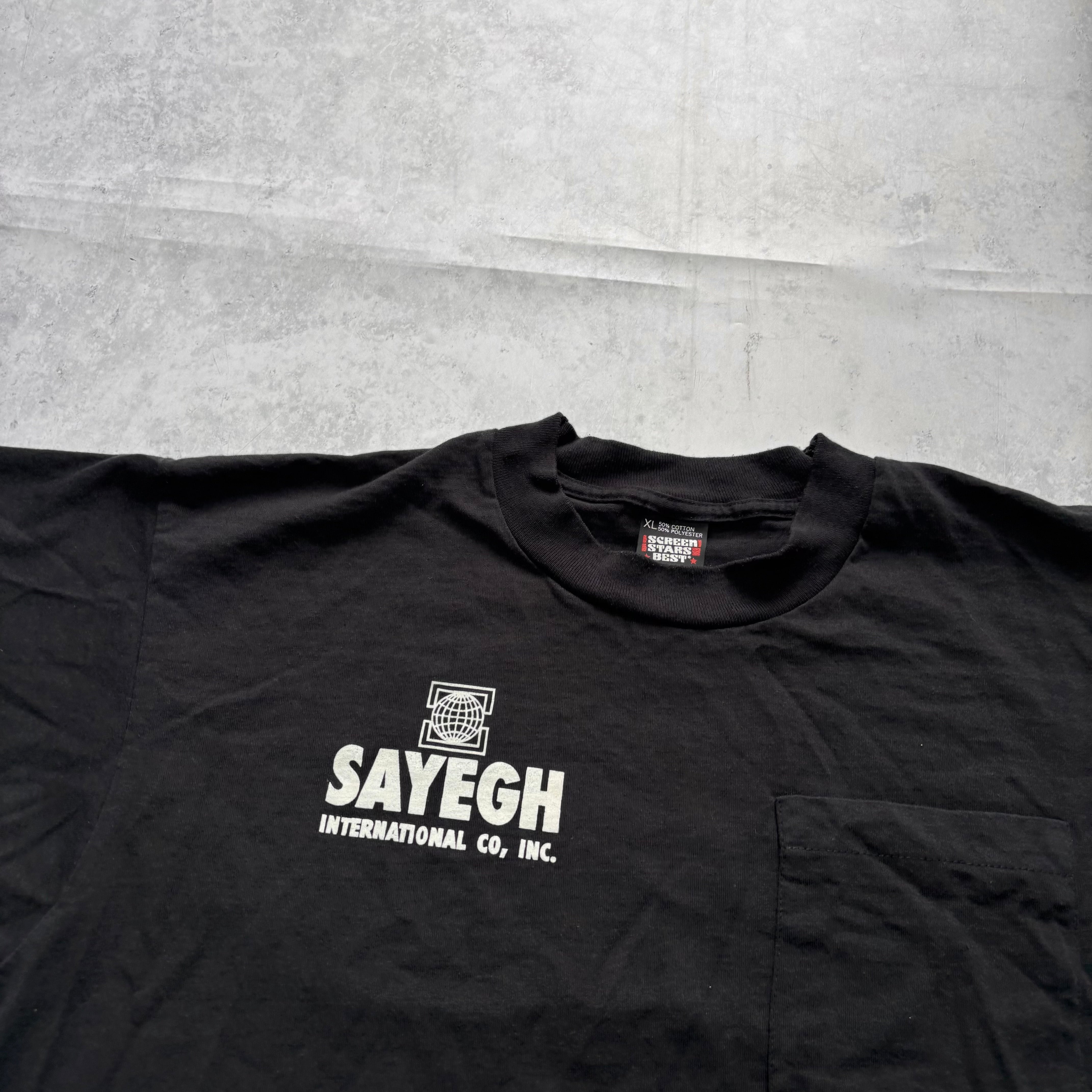 Vintage T Shirt Mens XL Black Single Stitch Graphic Print 90s USA (E)