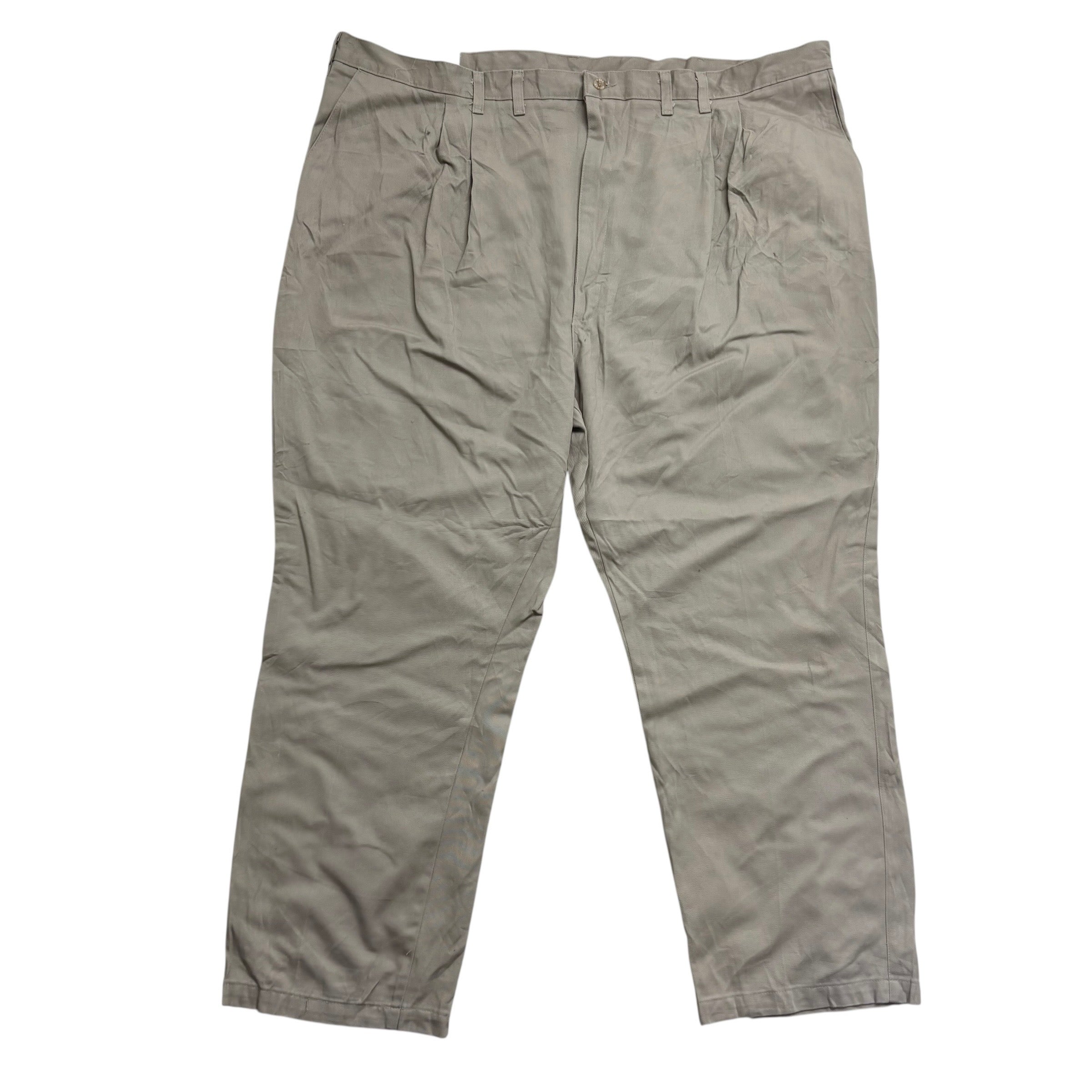 Wrangler Trousers W50 L30 Mens Beige Relaxed Straight Fit Vintage Pants