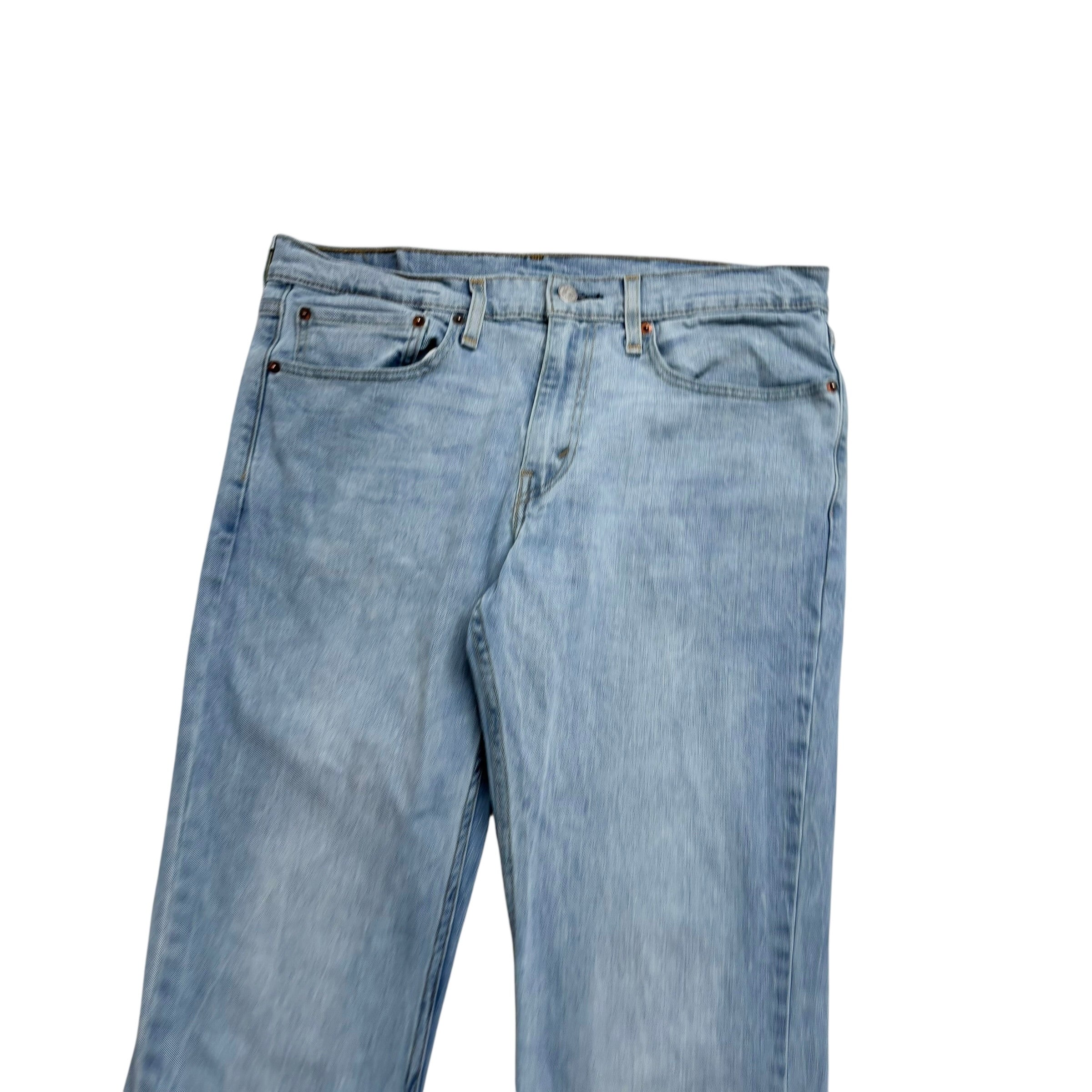 Levis 511 Jeans W34 L31 Mens Light Blue Slim Fit Stretch Denim (E)