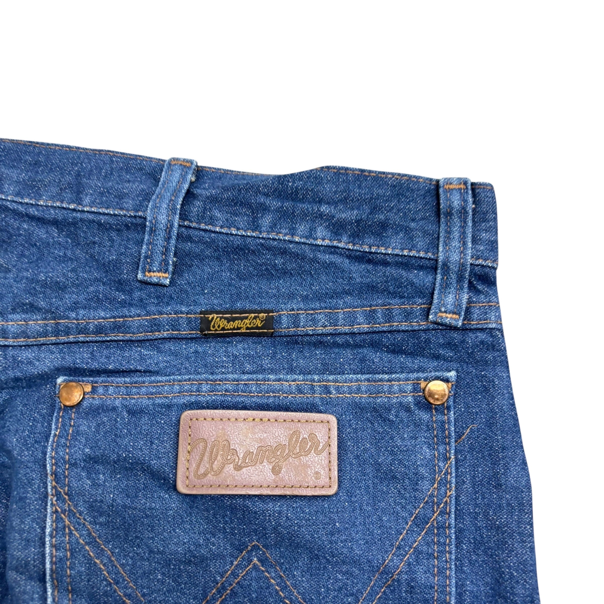 Wrangler Jeans Cowboy Cut W38 L32 Mens Mid Blue 13MWZ USA Made Vintage (E)