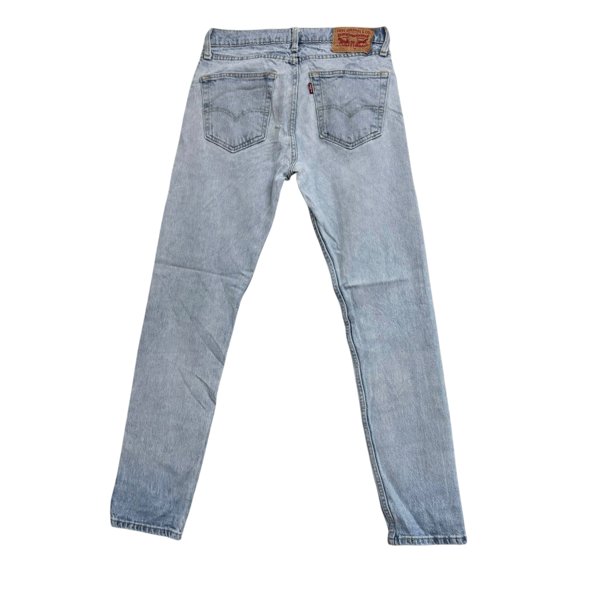 Levis 512 Jeans W28 L30 Mens Light Blue Slim Tapered Fit Stretch Denim