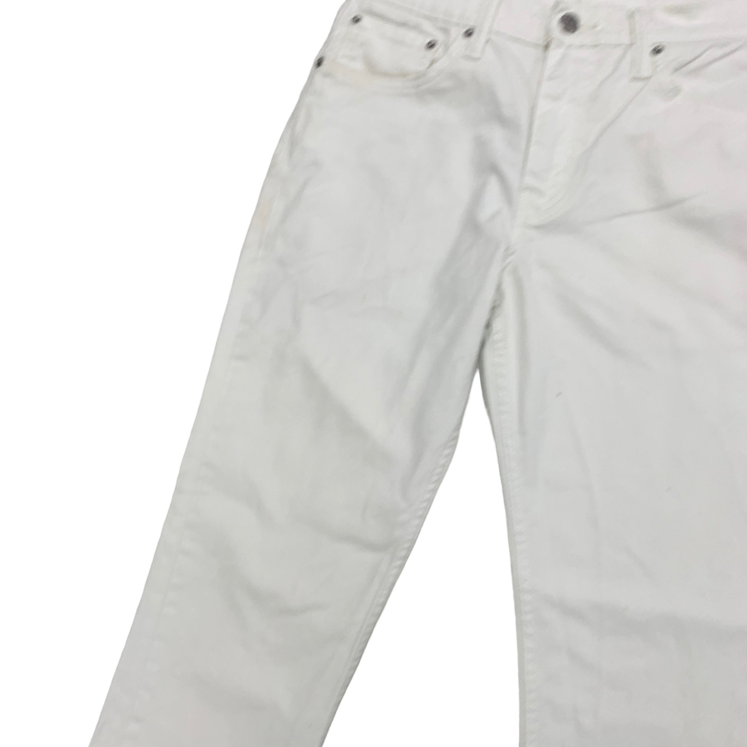 Levis 511 Jeans W32 L29 Mens White Slim Fit Stretch Denim