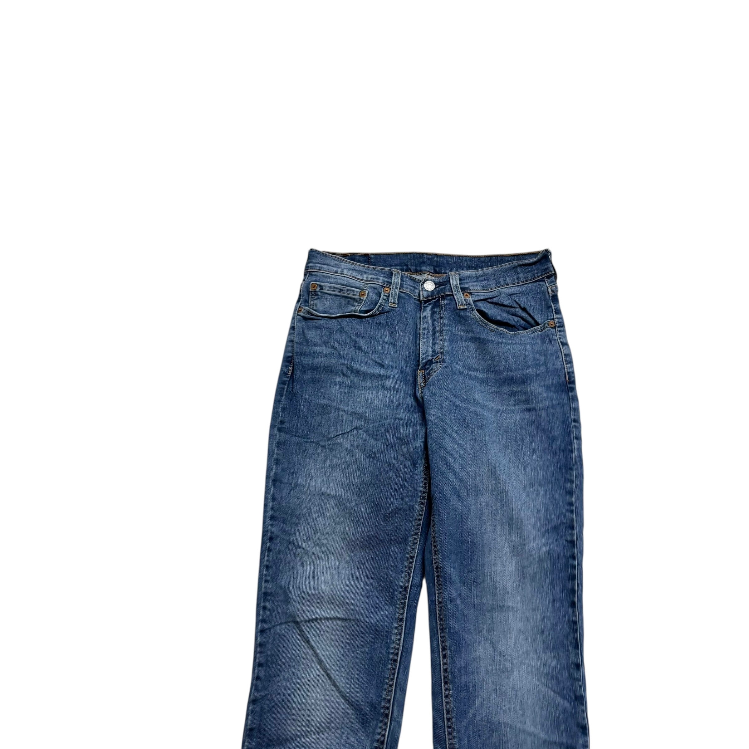 Levis 531 Jeans W30 L32 Mens Mid Blue Athletic Slim Fit Stretch Denim (E)