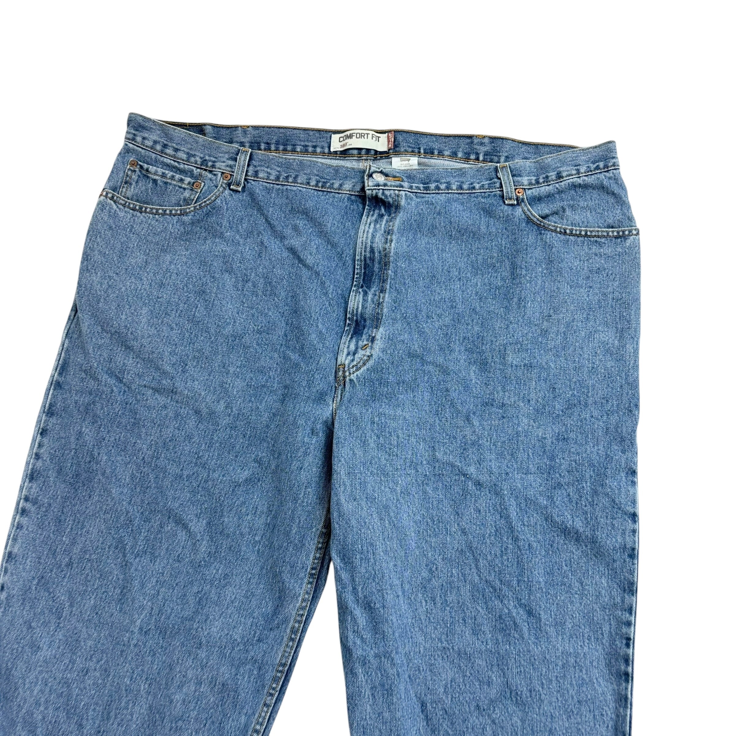 Levis 560 Jeans W50 L32 Mens Mid Blue Baggy Relaxed Comfort Fit Vintage Denim