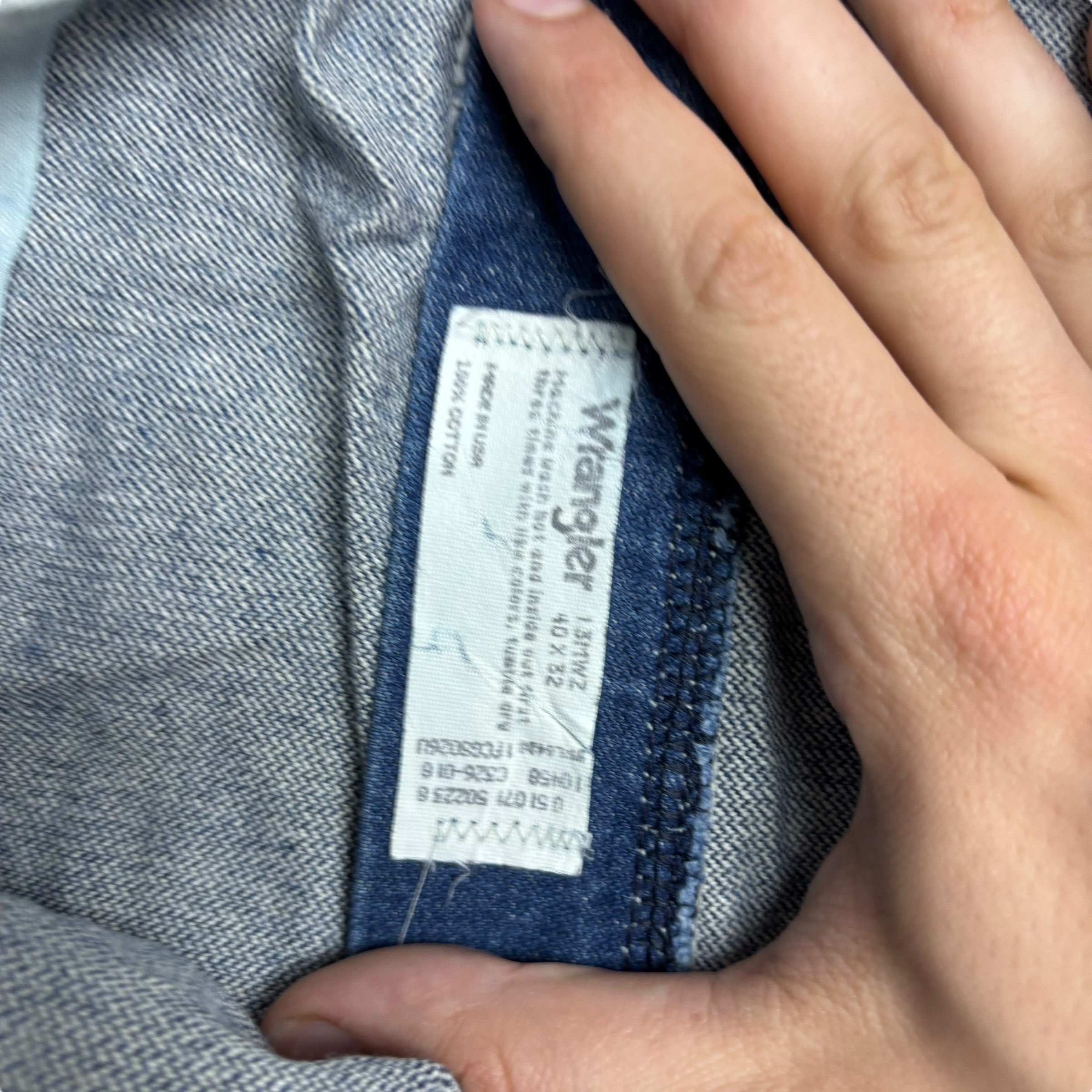 Wrangler Jeans Cowboy Cut W38 L32 Mens Mid Blue 13MWZ USA Made Vintage (E)