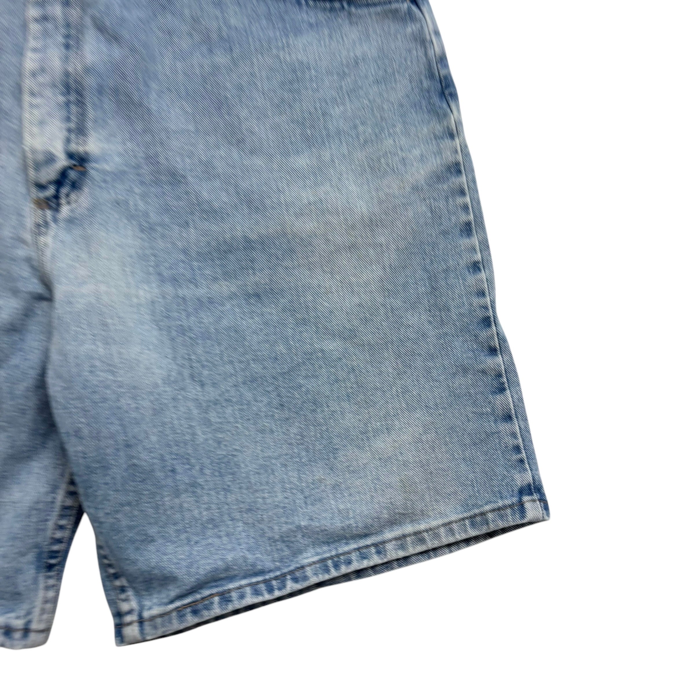 Wrangler Baggy Jorts W40 Mens Denim Shorts Light Blue Relaxed Fit