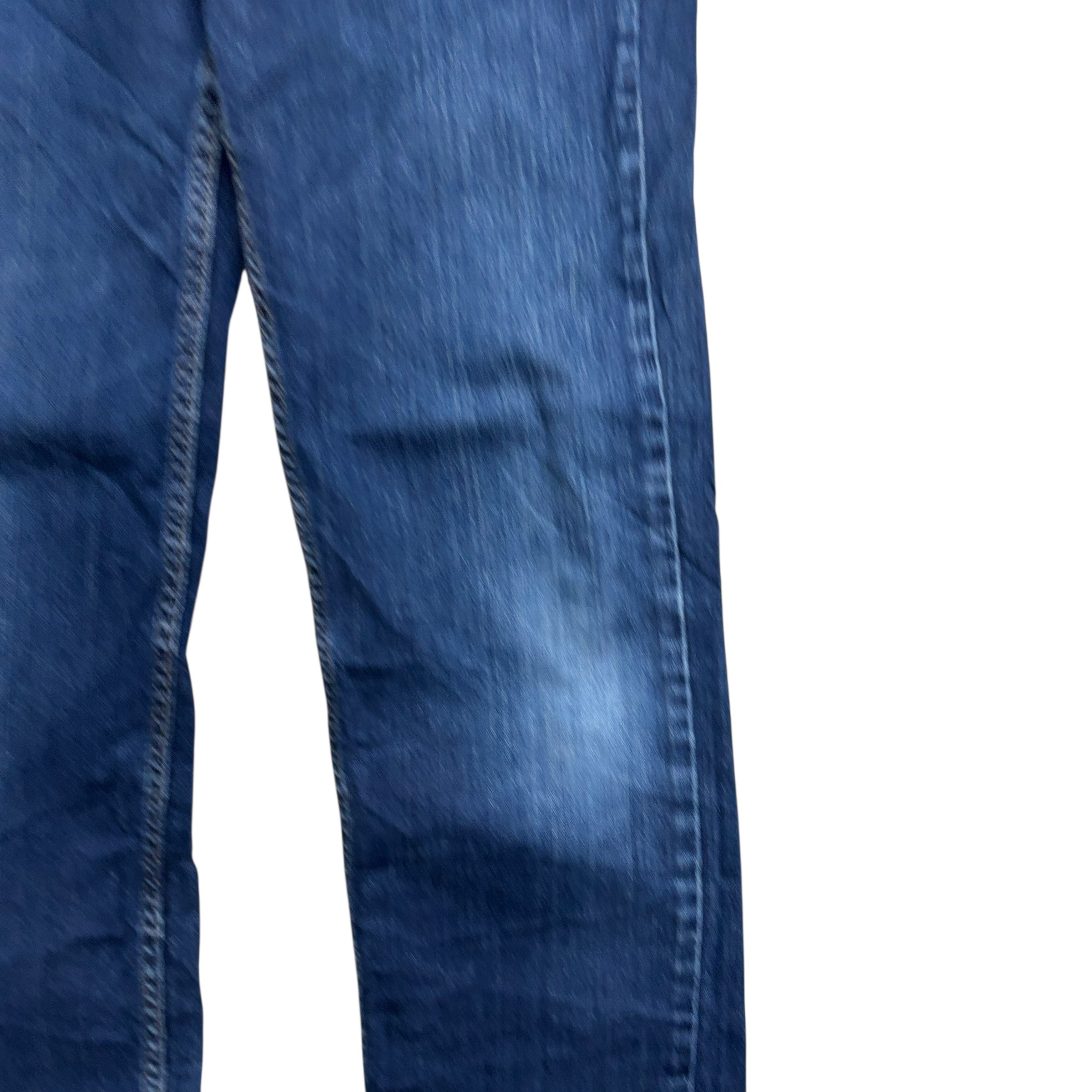 Levis 514 Jeans W32 L32 Mens Dark Blue Regular Straight Fit Stretch Denim