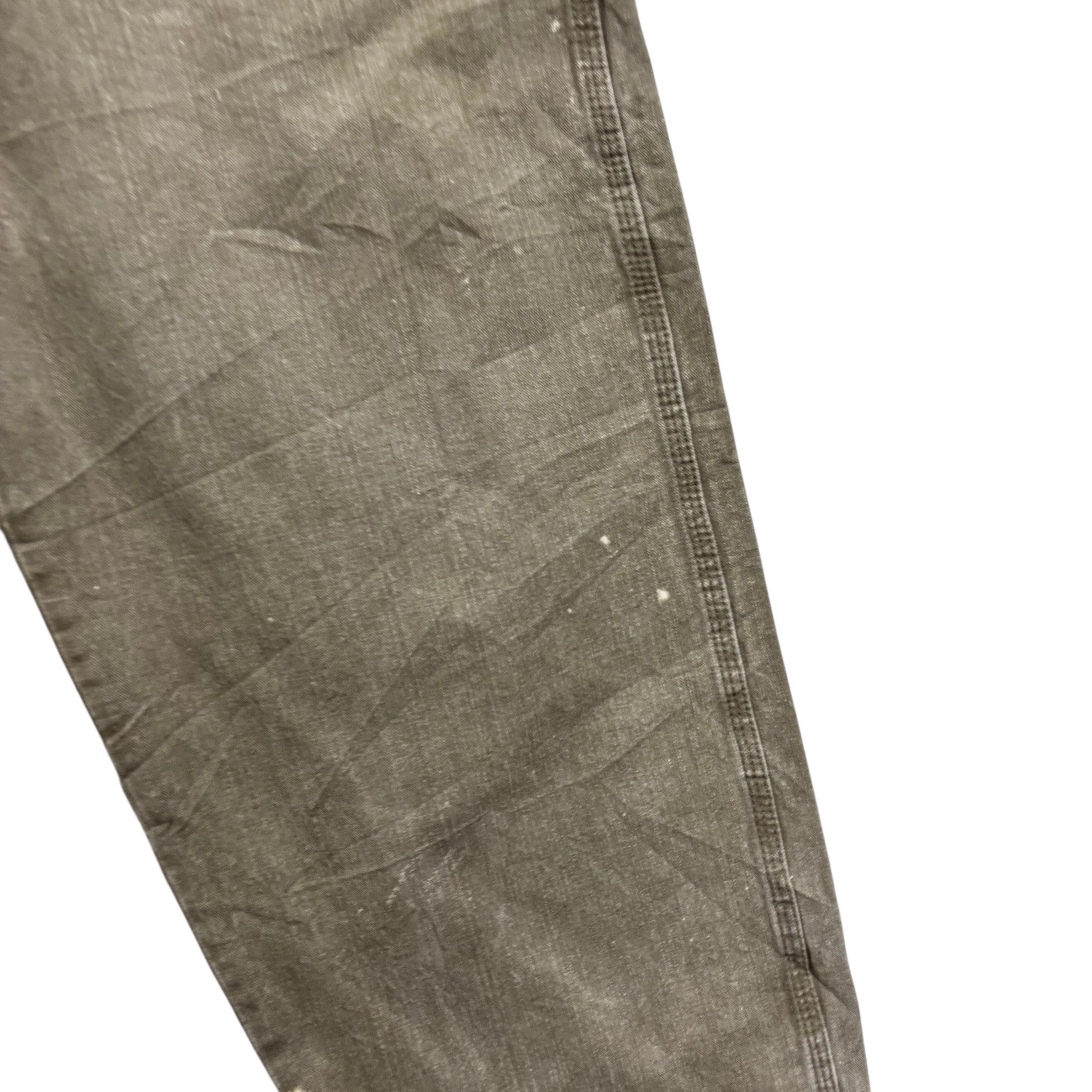 Wrangler Carpenter Jeans W40 L32 Mens Olive Relaxed Straight Fit Vintage