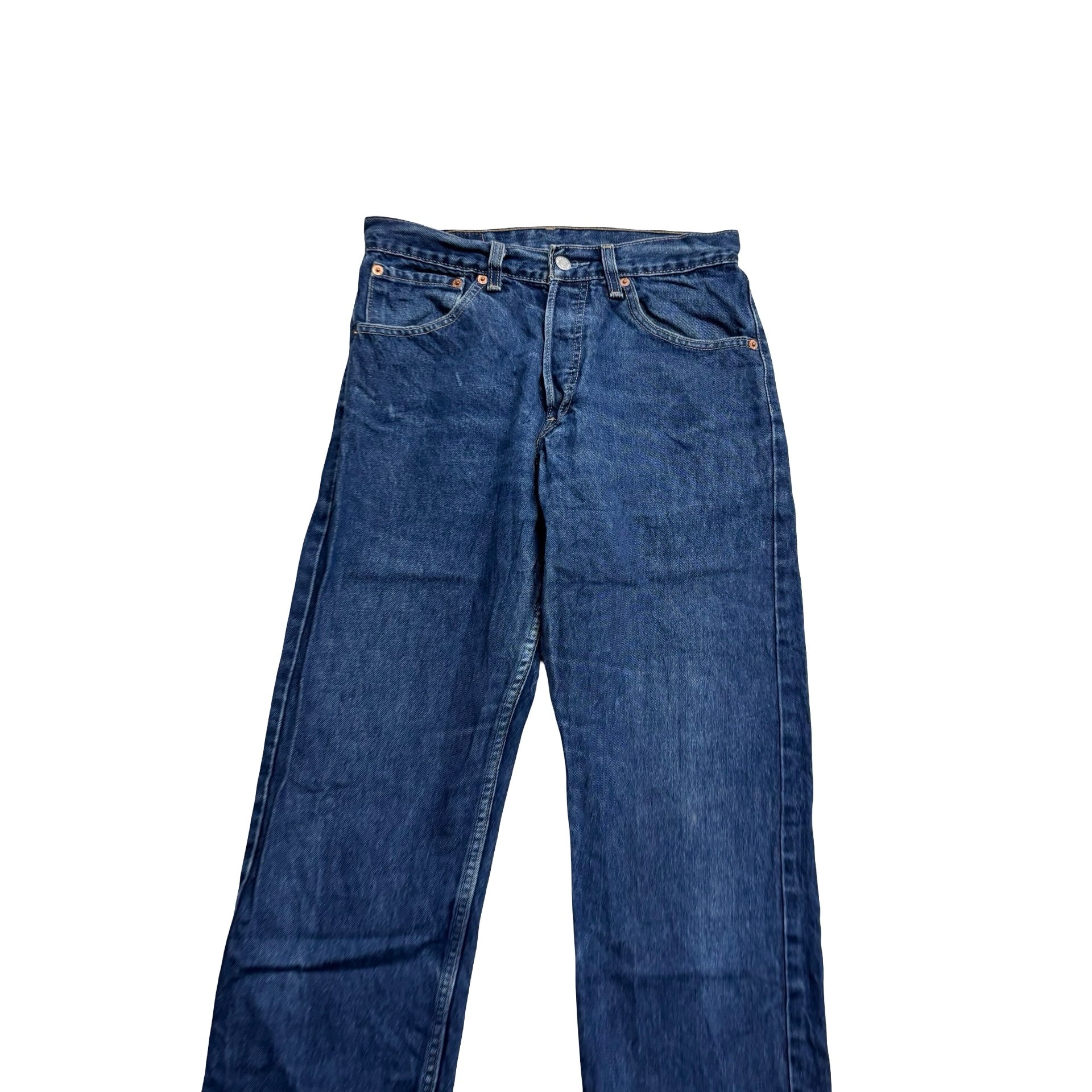 Levis 522 Jeans W29 L30 Mens Mid Blue Regular Tapered Fit Vintage Denim (E)