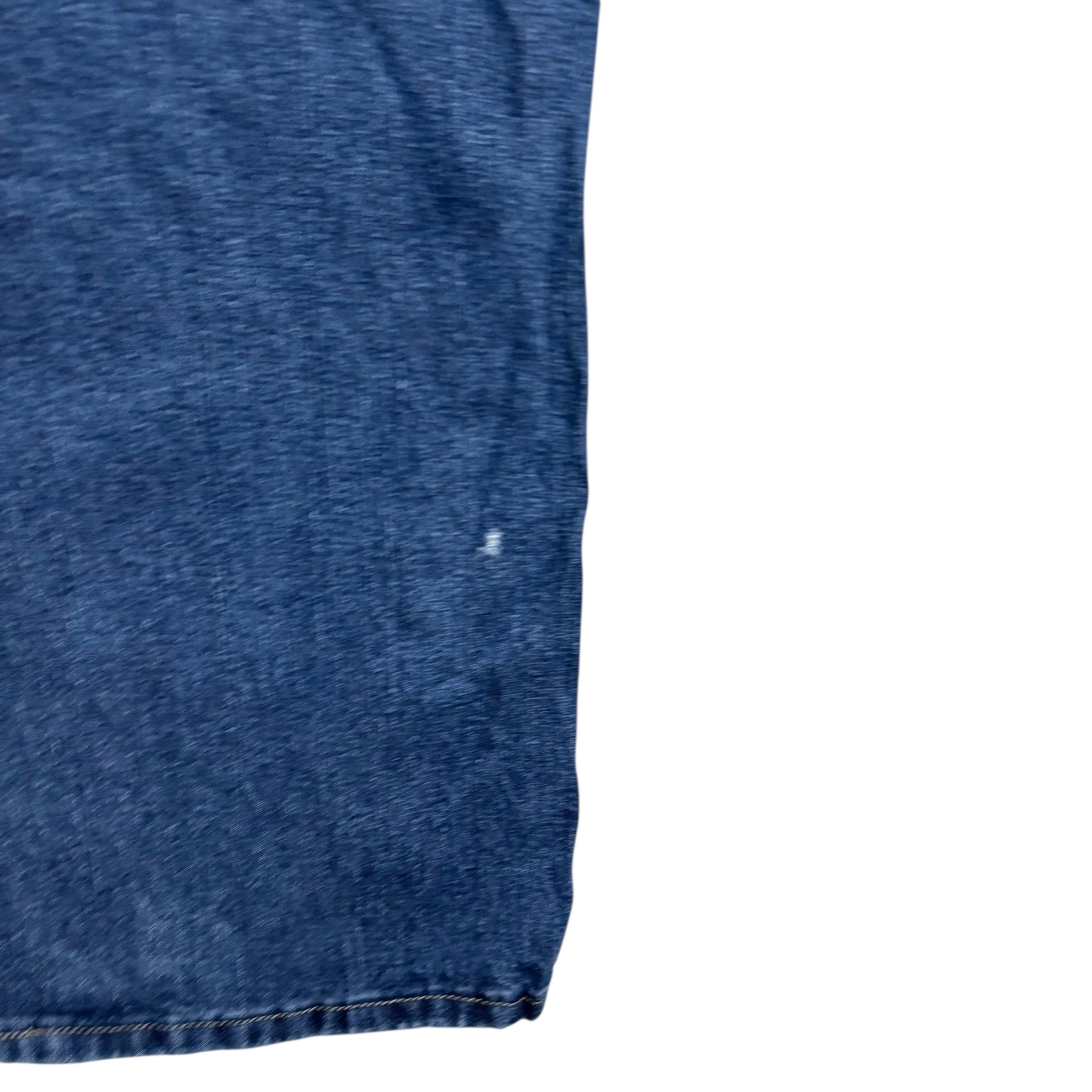 Wrangler Carpenter Jeans W44 L30 Mens Mid Blue Relaxed Straight Fit Stretch