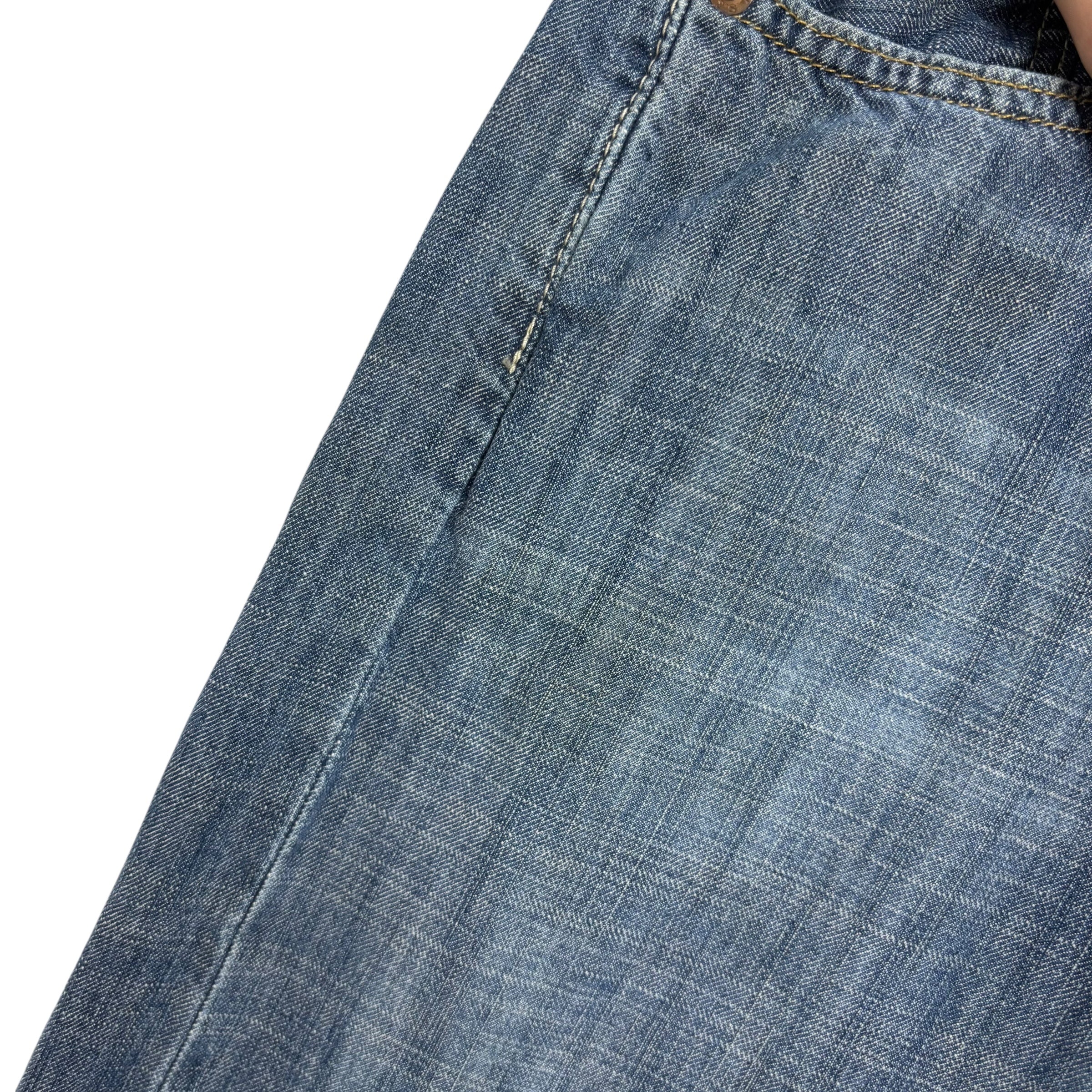 Levis 569 Jeans W31 L31 Mens Silver Blue Baggy Relaxed Straight Fit Denim