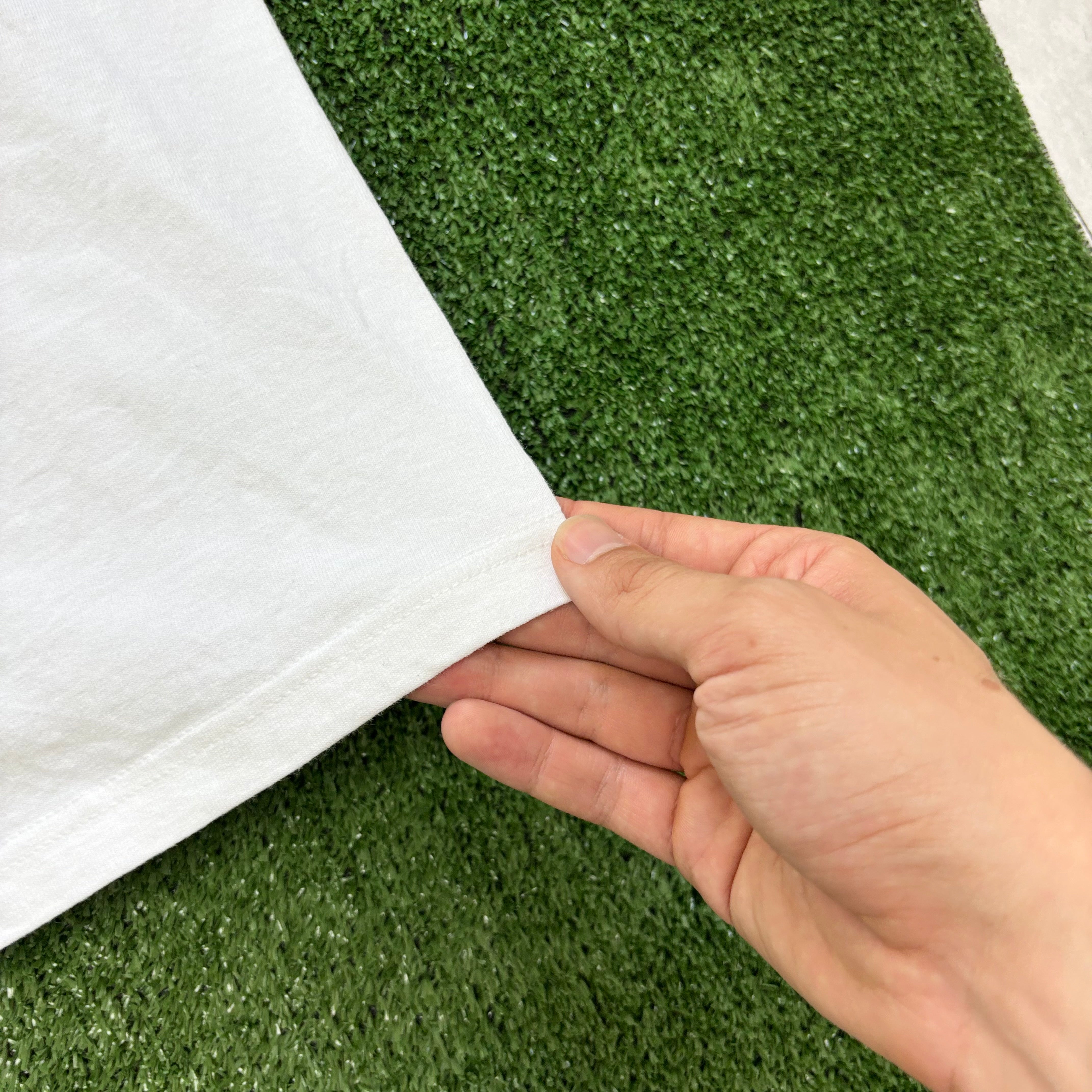 Vintage T Shirt Mens Medium White Graphic Print 00s Cycling USA (E)