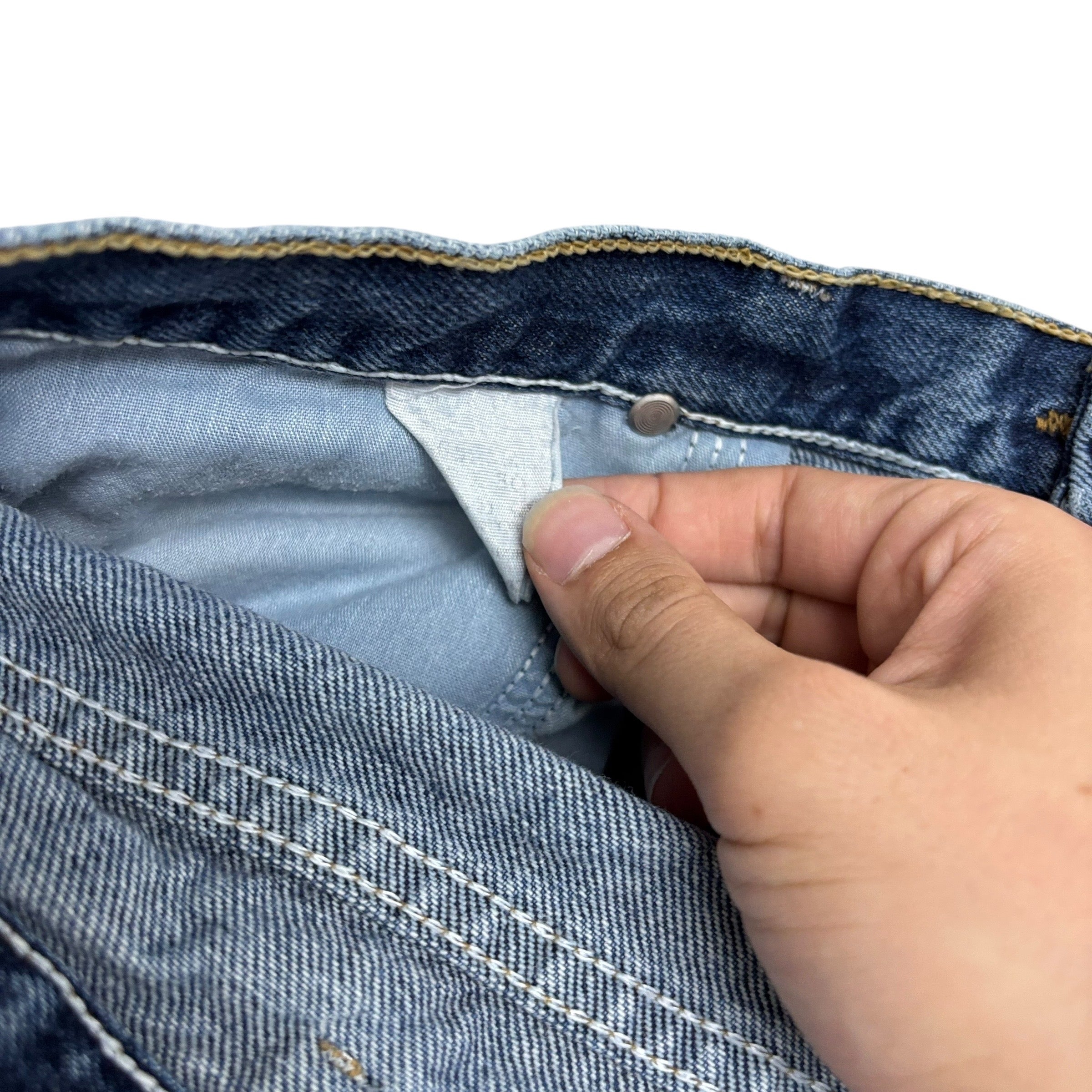 Wrangler Jeans W36 L30 Mens Mid Blue Regular Straight Fit Vintage Denim