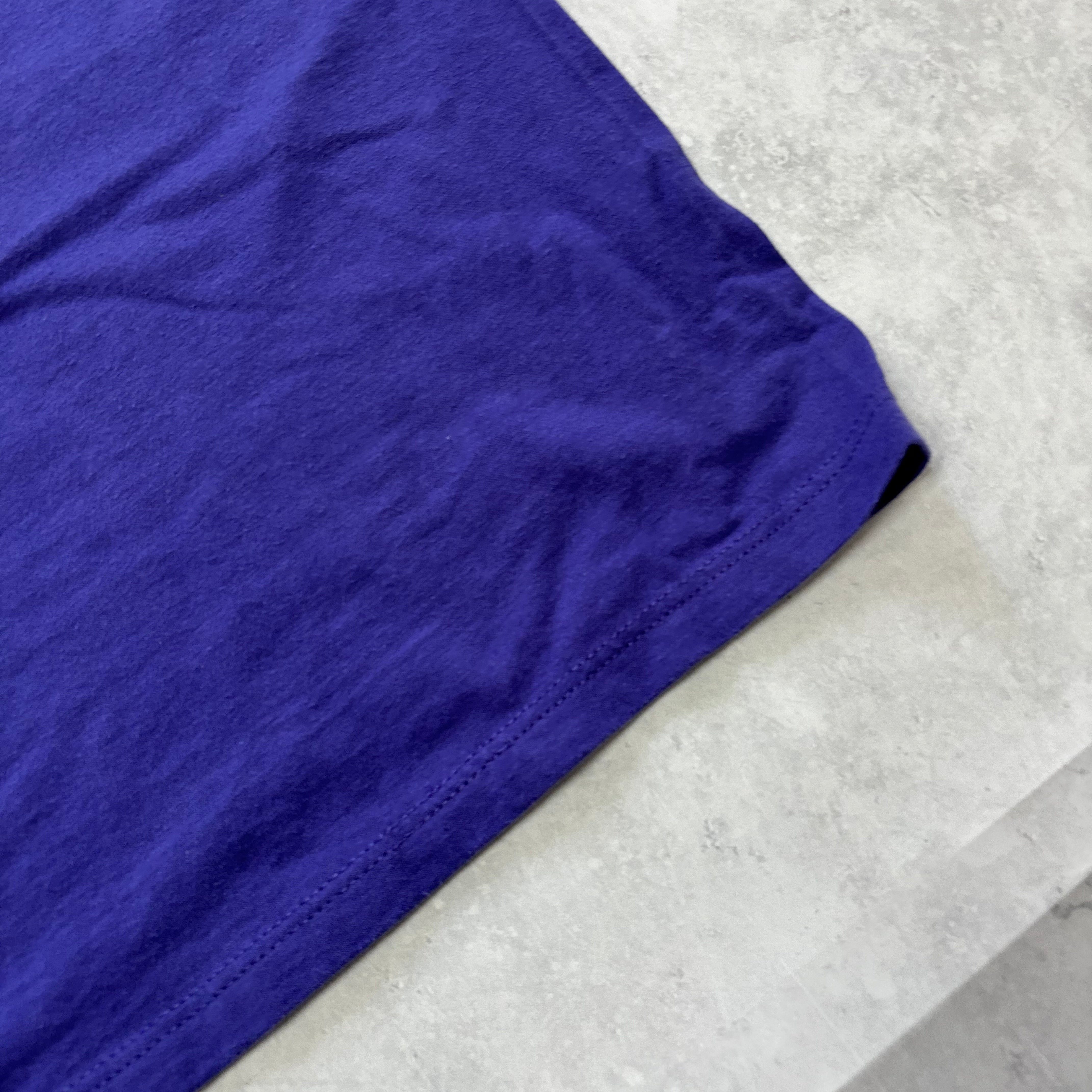 Vintage T Shirt Mens XL Purple Graphic Print 90s USA Western (E)