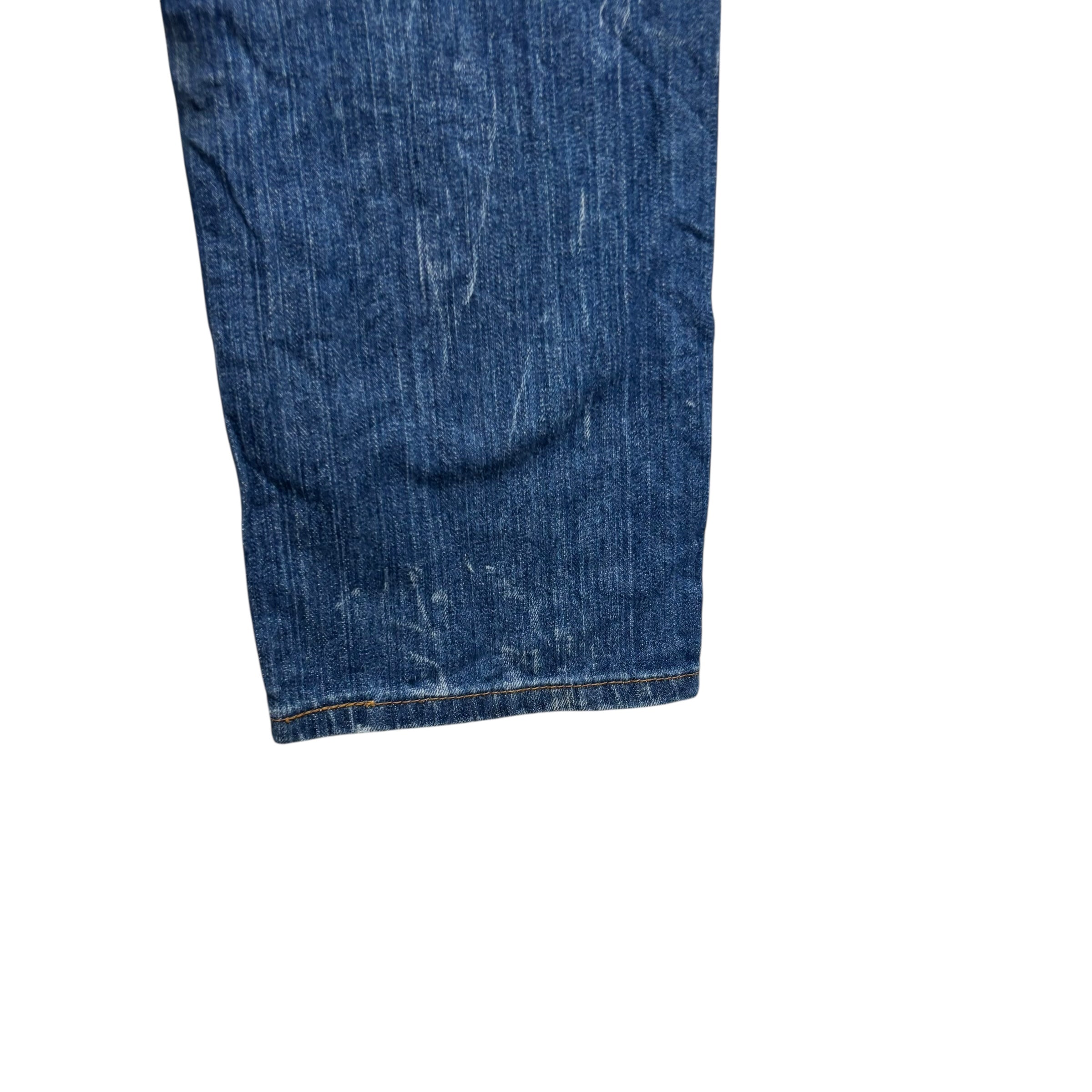 Levis 514 Jeans W32 L30 Mens Mid Blue Regular Straight Fit Stretch Denim