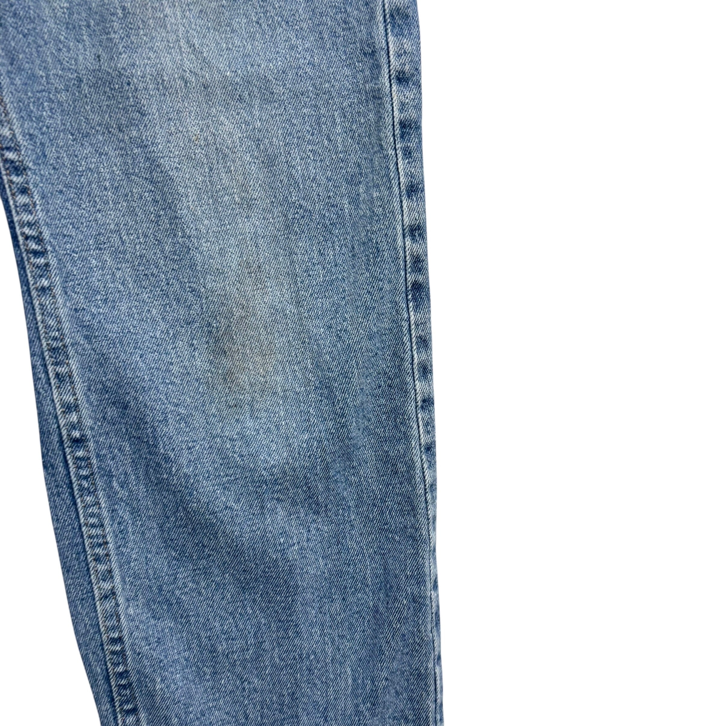 Wrangler Jeans W30 L32 Mens Light Blue Regular Straight Fit Stretch Denim (F)