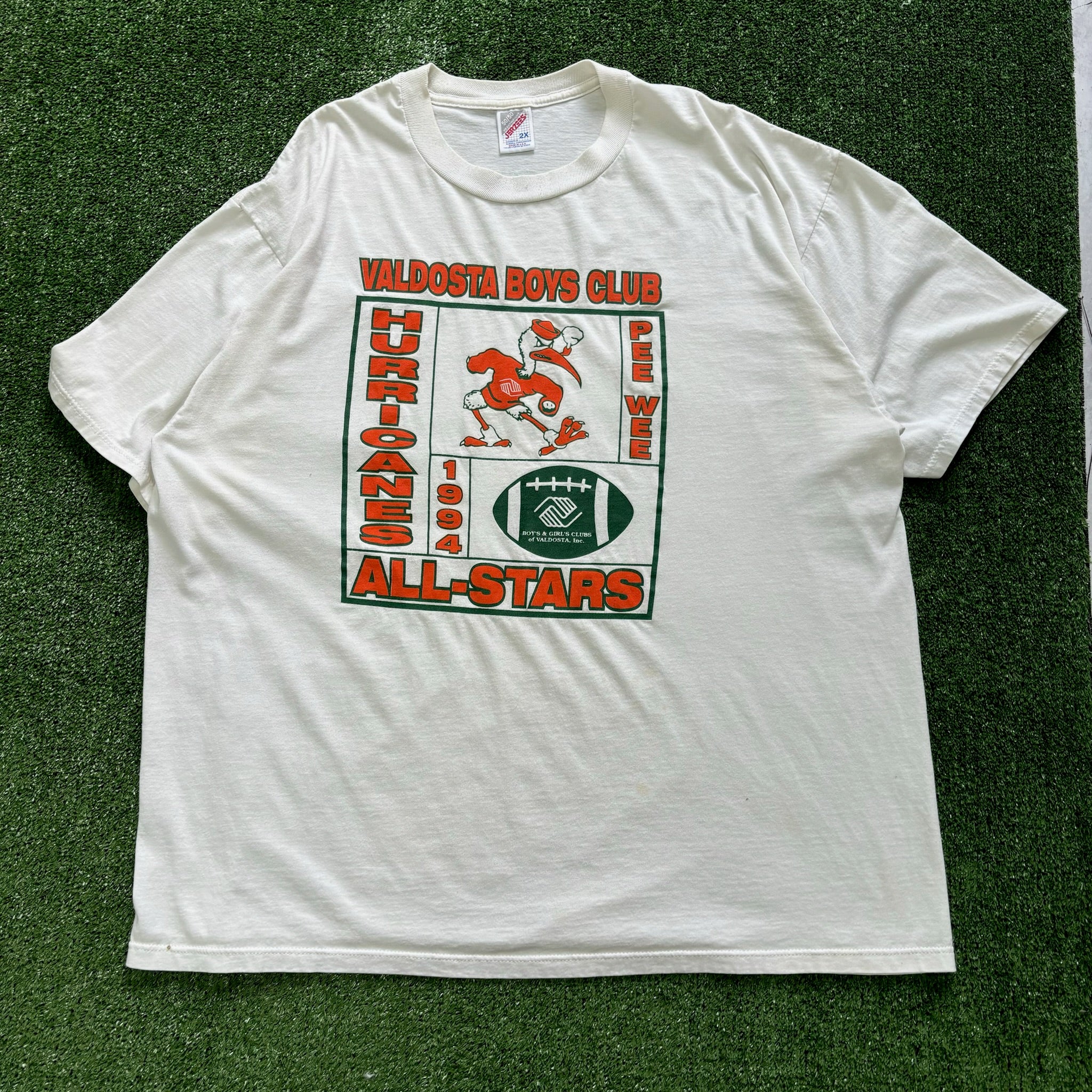 Vintage T Shirt Mens XXL White Graphic Print 90s USA Sports