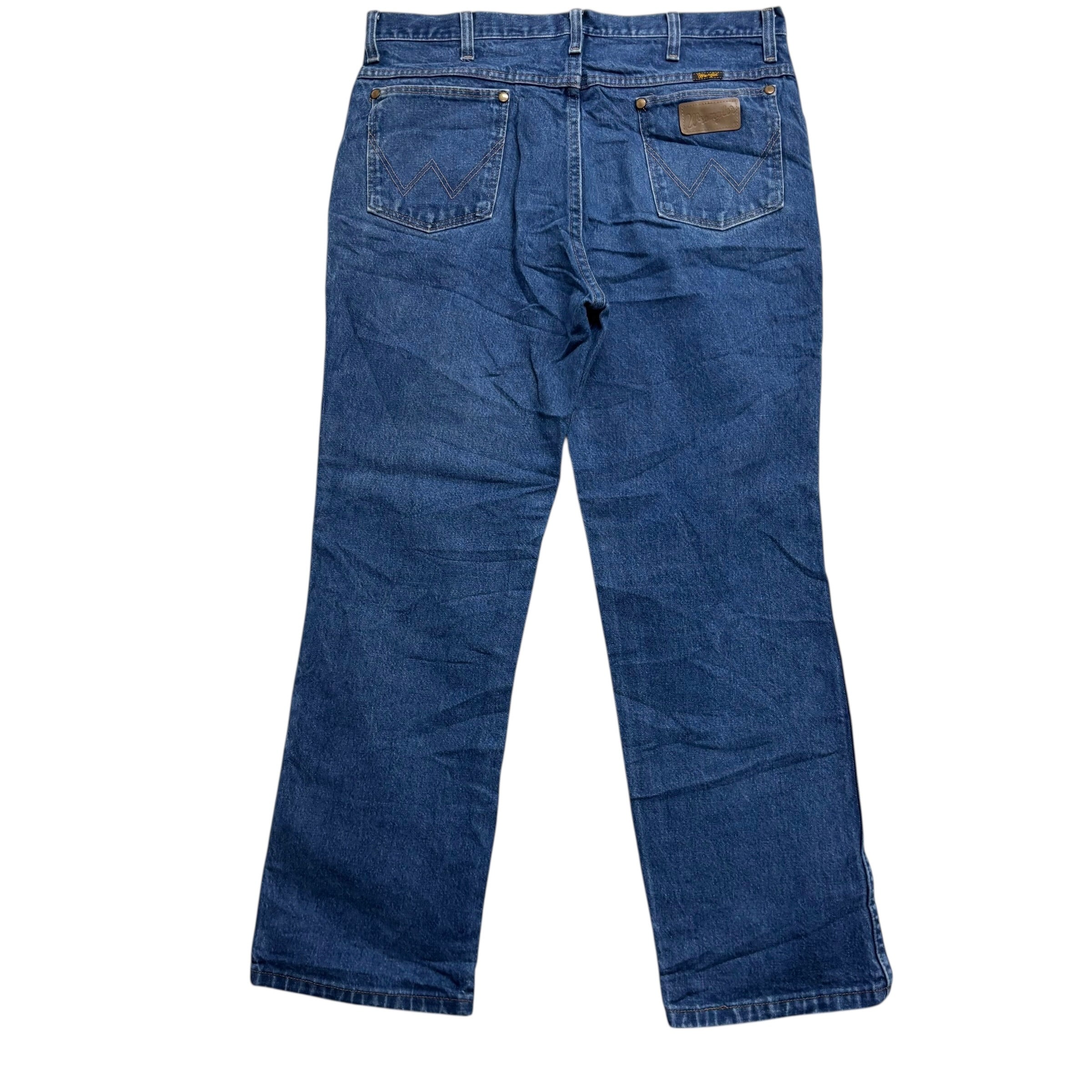 Wrangler Jeans Cowboy Cut W35 L32 Mens Mid Blue 936 Slim Fit Denim