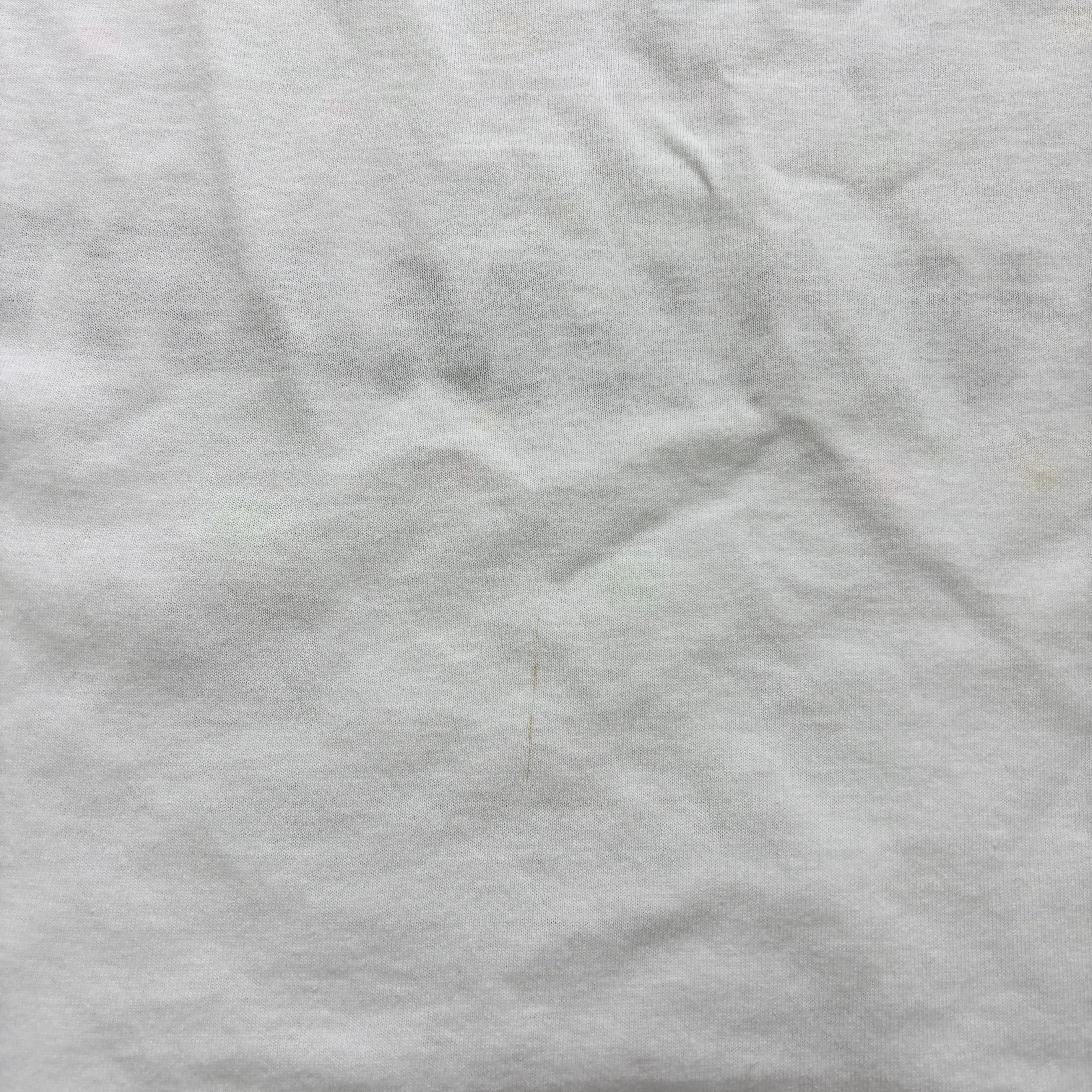 Vintage T Shirt Mens Small White Single Stitch Graphic Print 90s USA Funny