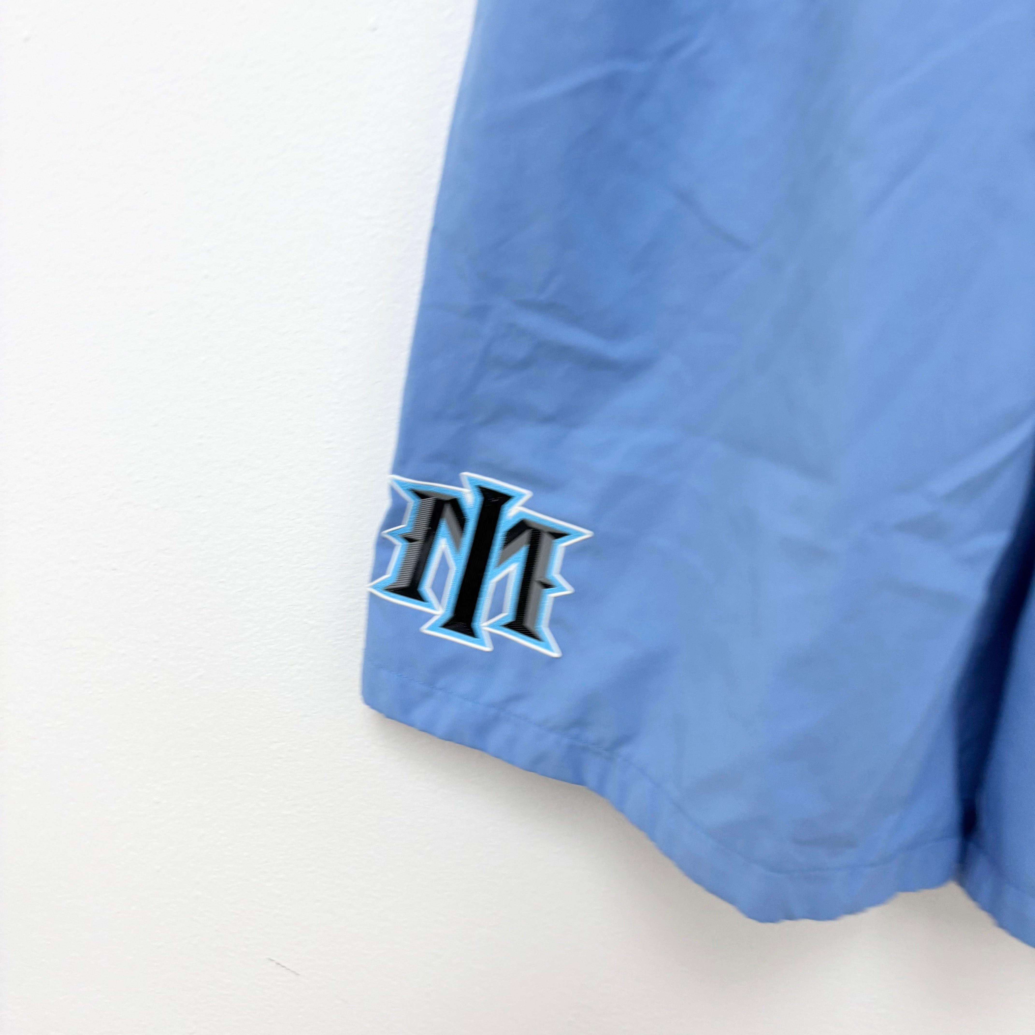 Nike Shorts Mens Large Blue Dri Fit Running Sports Gym Pockets Athletic (E)