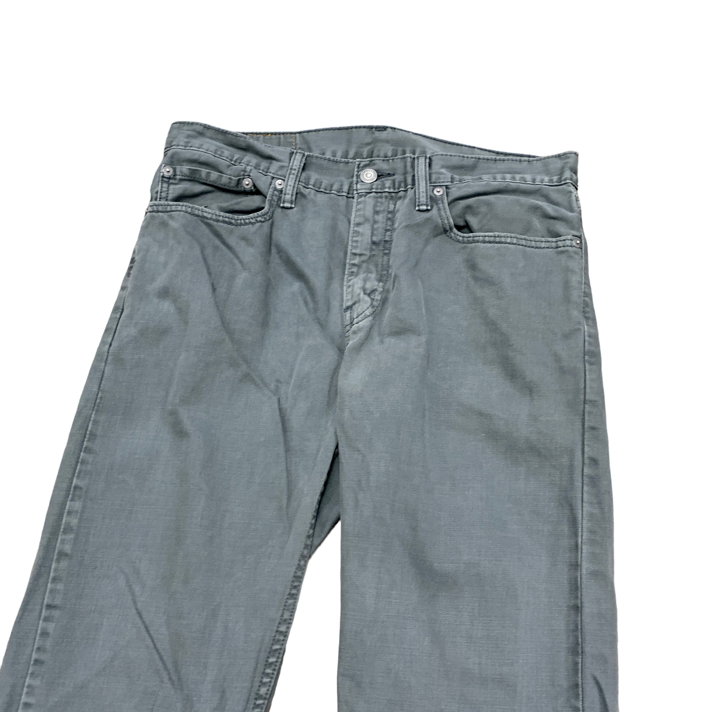 Levis 514 Trousers W32 L32 Mens Chino Blue Straight Fit