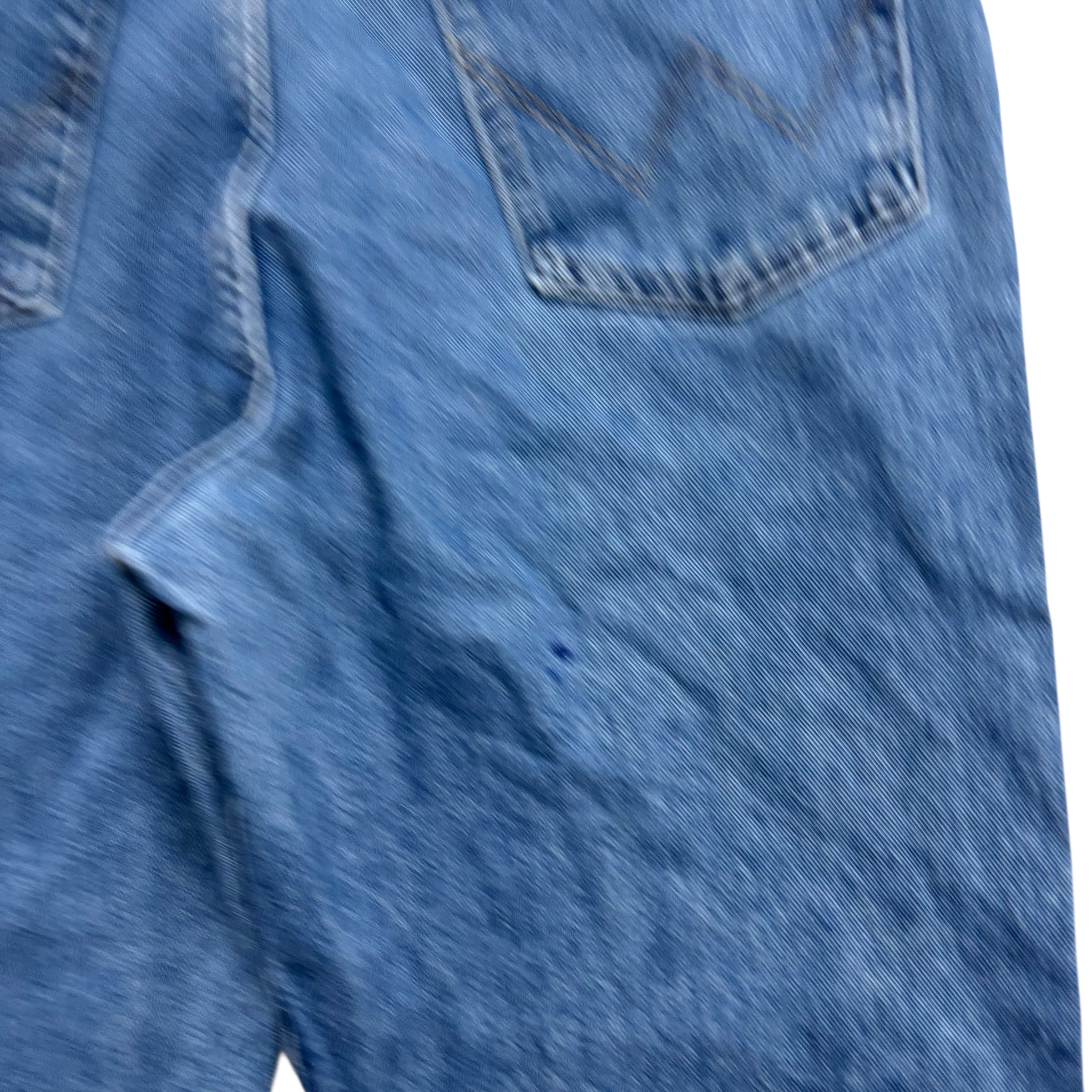 Wrangler Jeans W36 L30 Mens Mid Blue Relaxed Straight Fit Vintage Denim