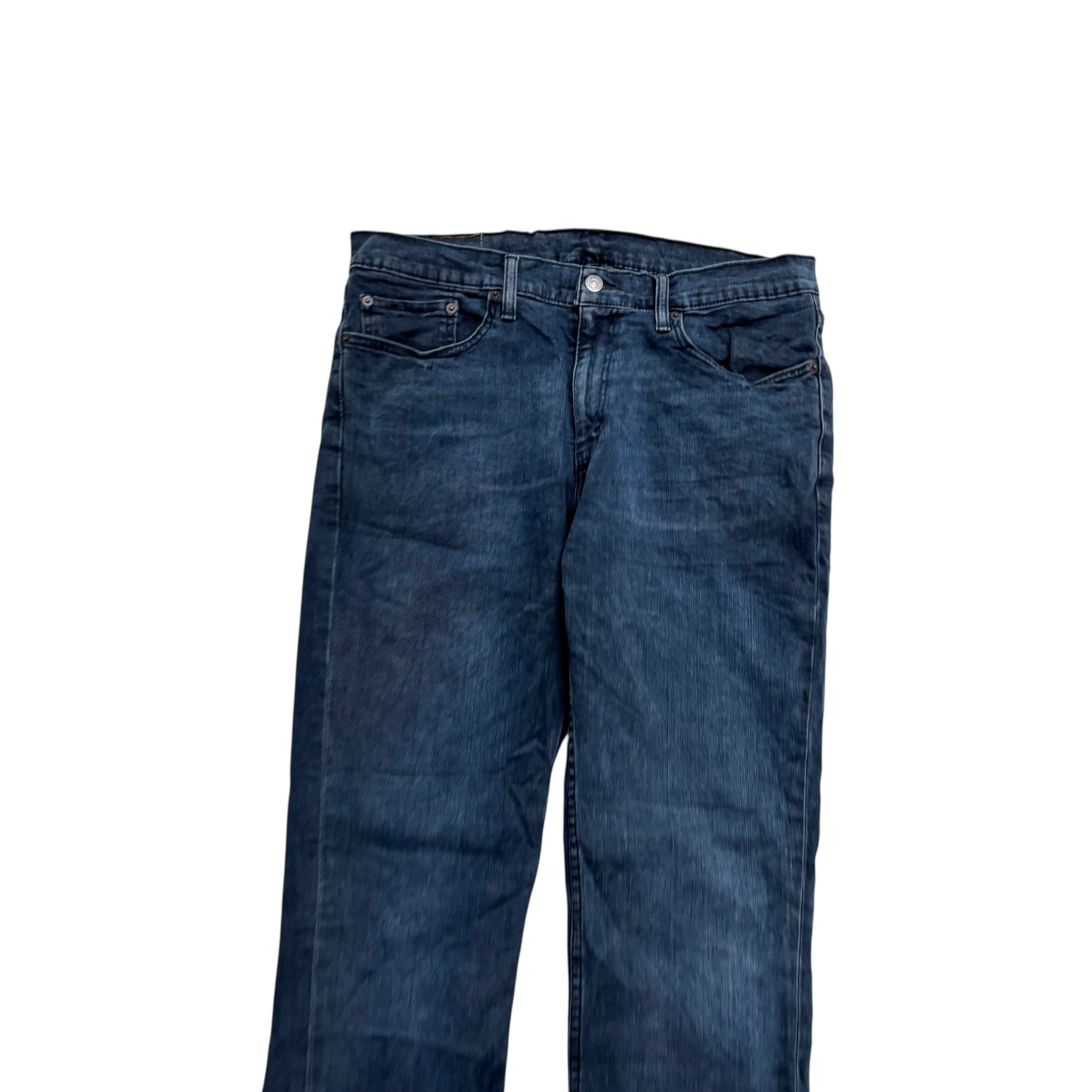 Levis 511 Jeans W36 L32 Mens Navy Blue Slim Fit Stretch Denim (E)