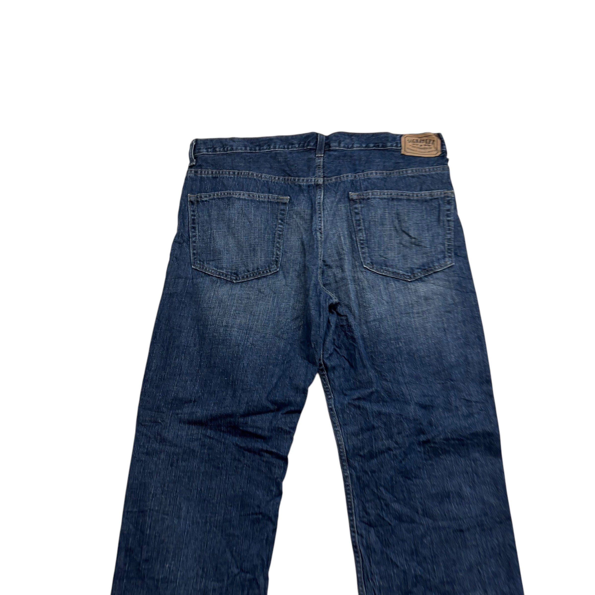 Levis Signature Jeans W38 L32 Mens Dark Blue Regular Straight Fit Vintage (E)