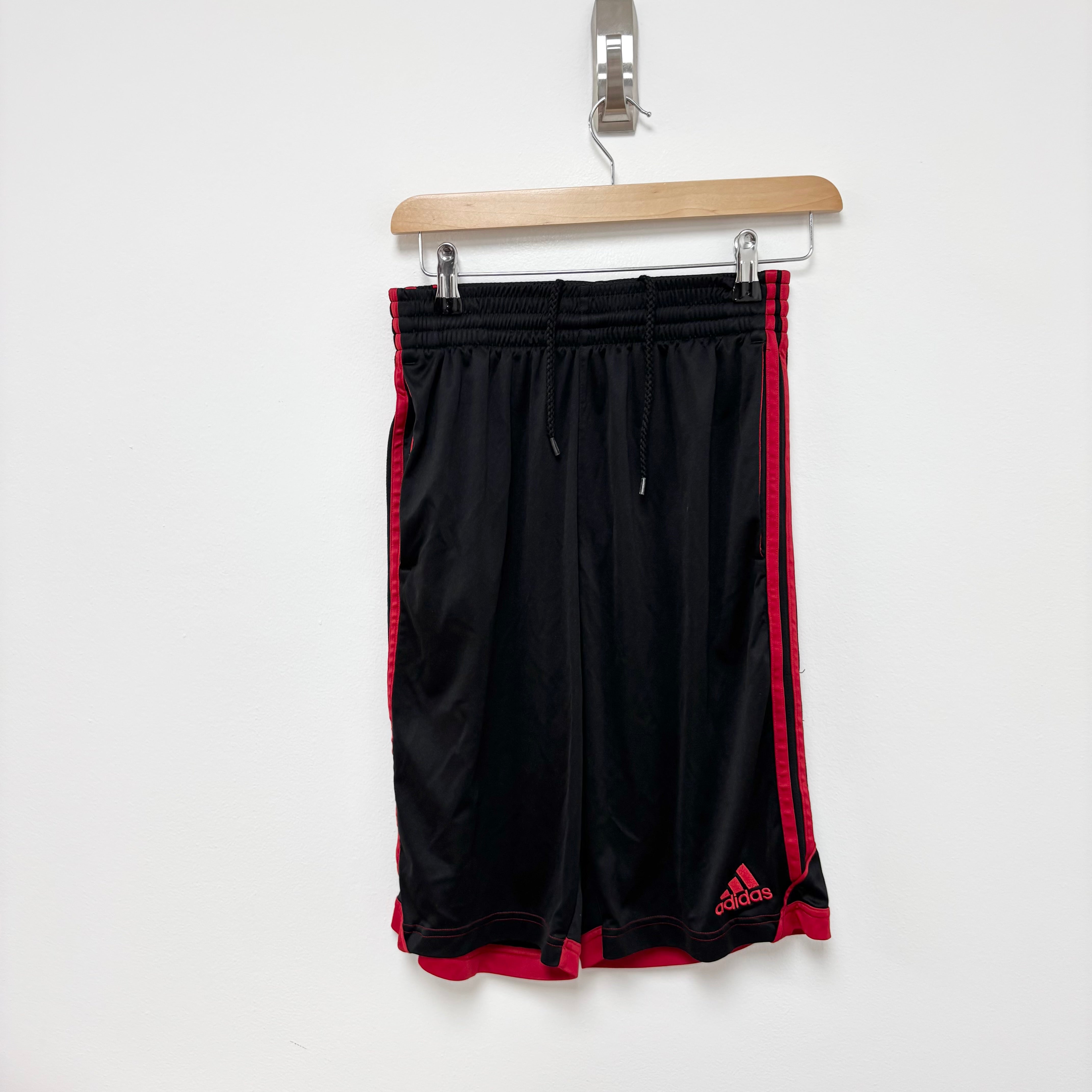 Adidas Shorts Mens Small Black Sports Running Gym Athletic Pockets (E)