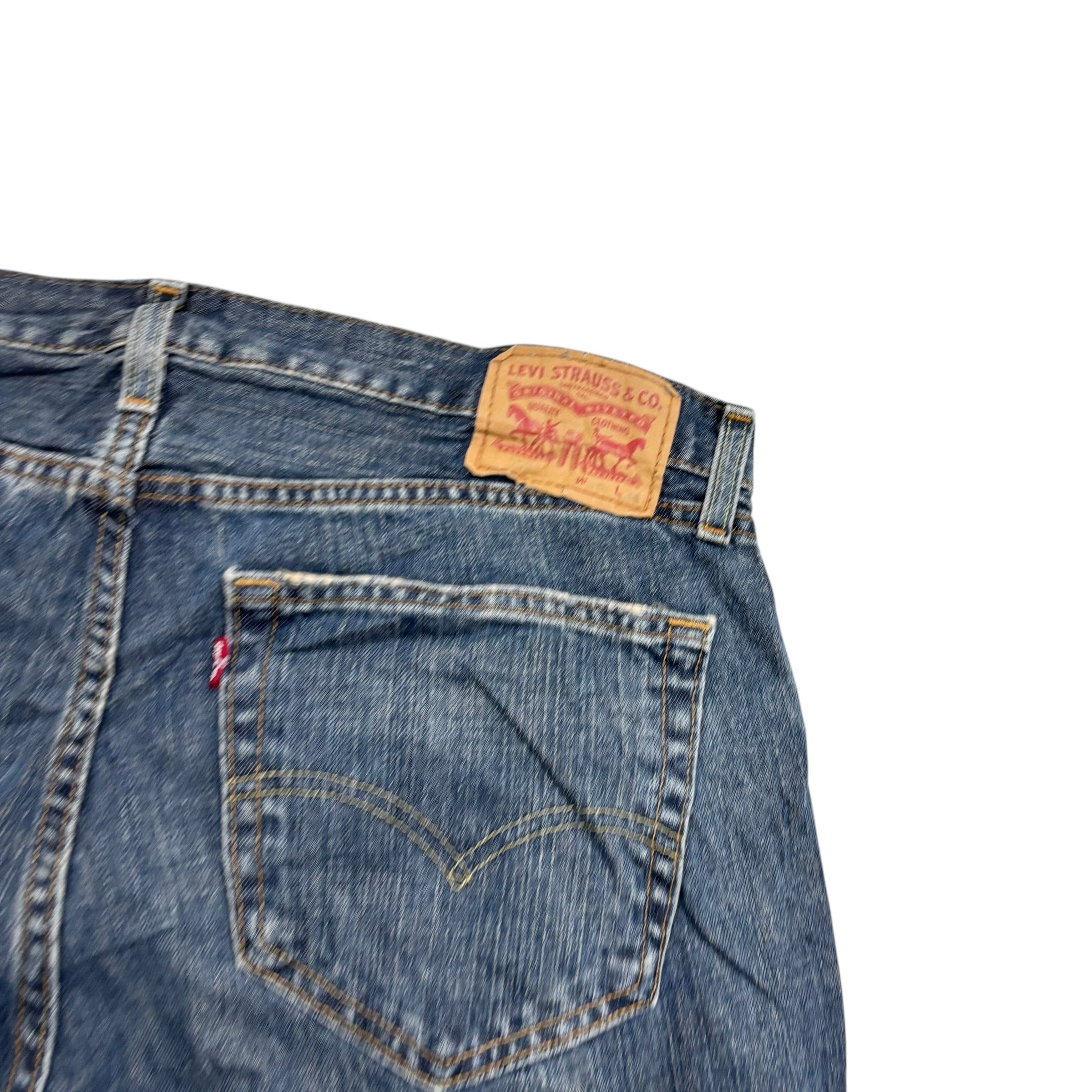 Levis 559 Jeans W36 L32 Mens Dark Blue Baggy Relaxed Straight Fit Denim