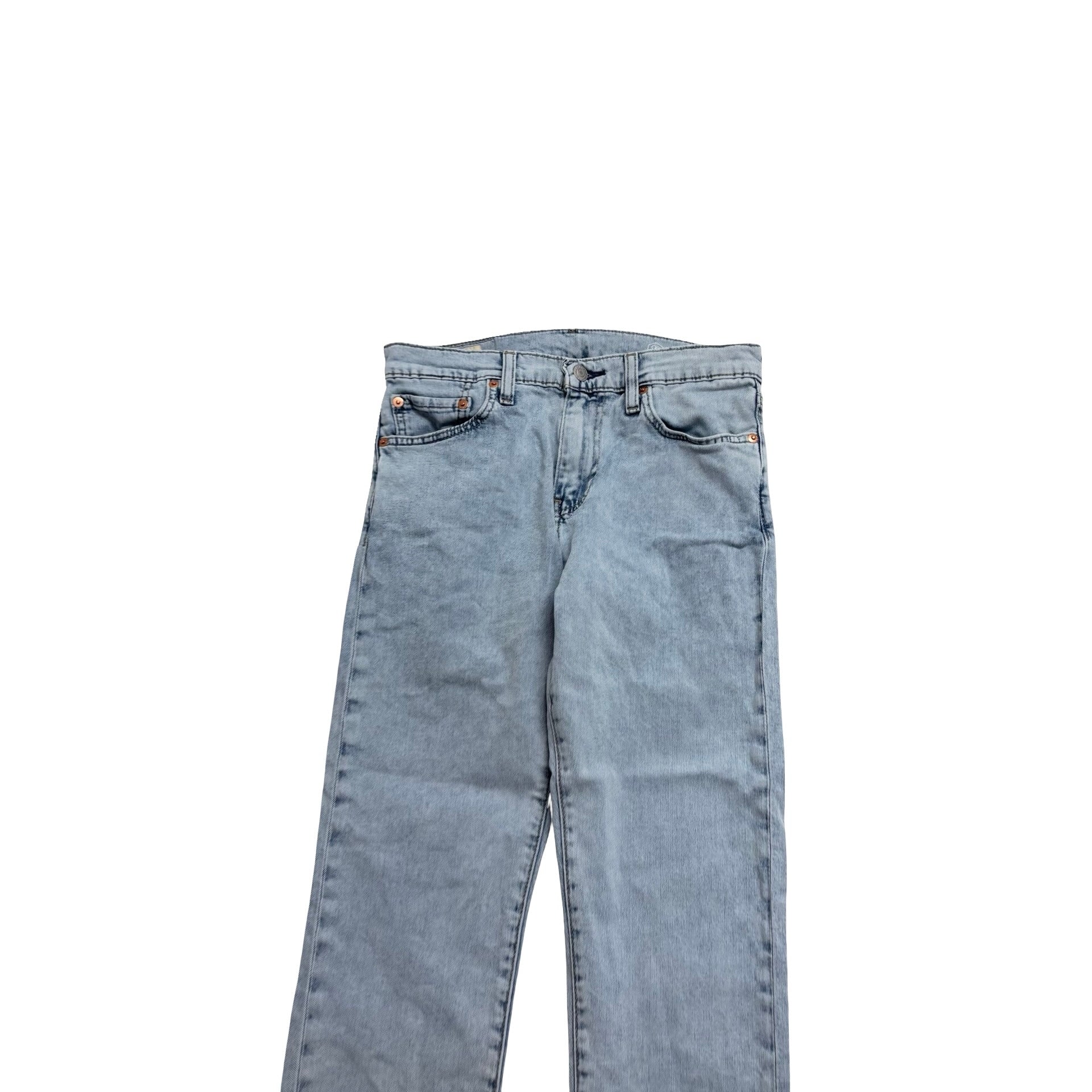 Levis 512 Jeans W28 L29 Mens Light Blue Slim Tapered Fit Stretch Denim (E)