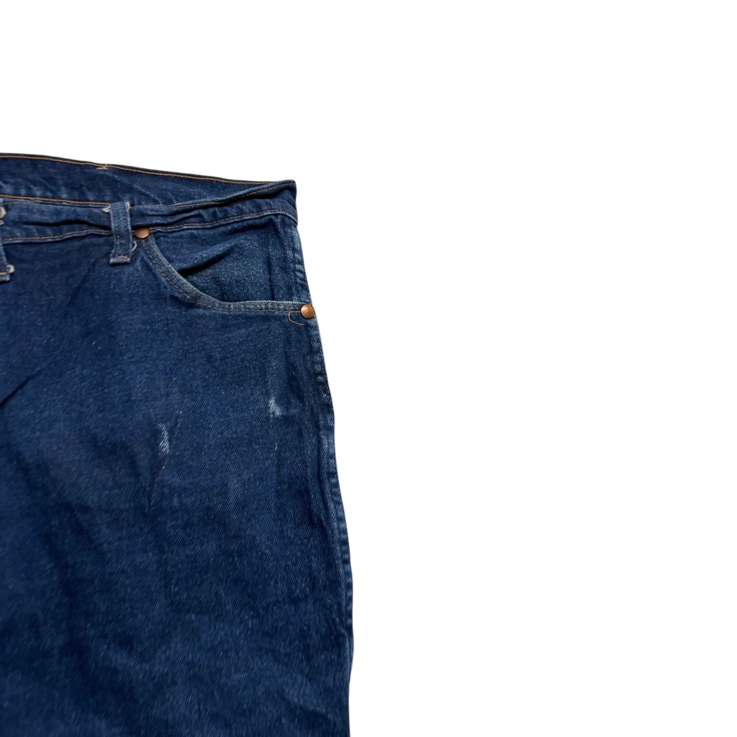 Wrangler Jeans Cowboy Cut W42 L31 Mens Dark Blue 947 Bootcut Fit Stretch