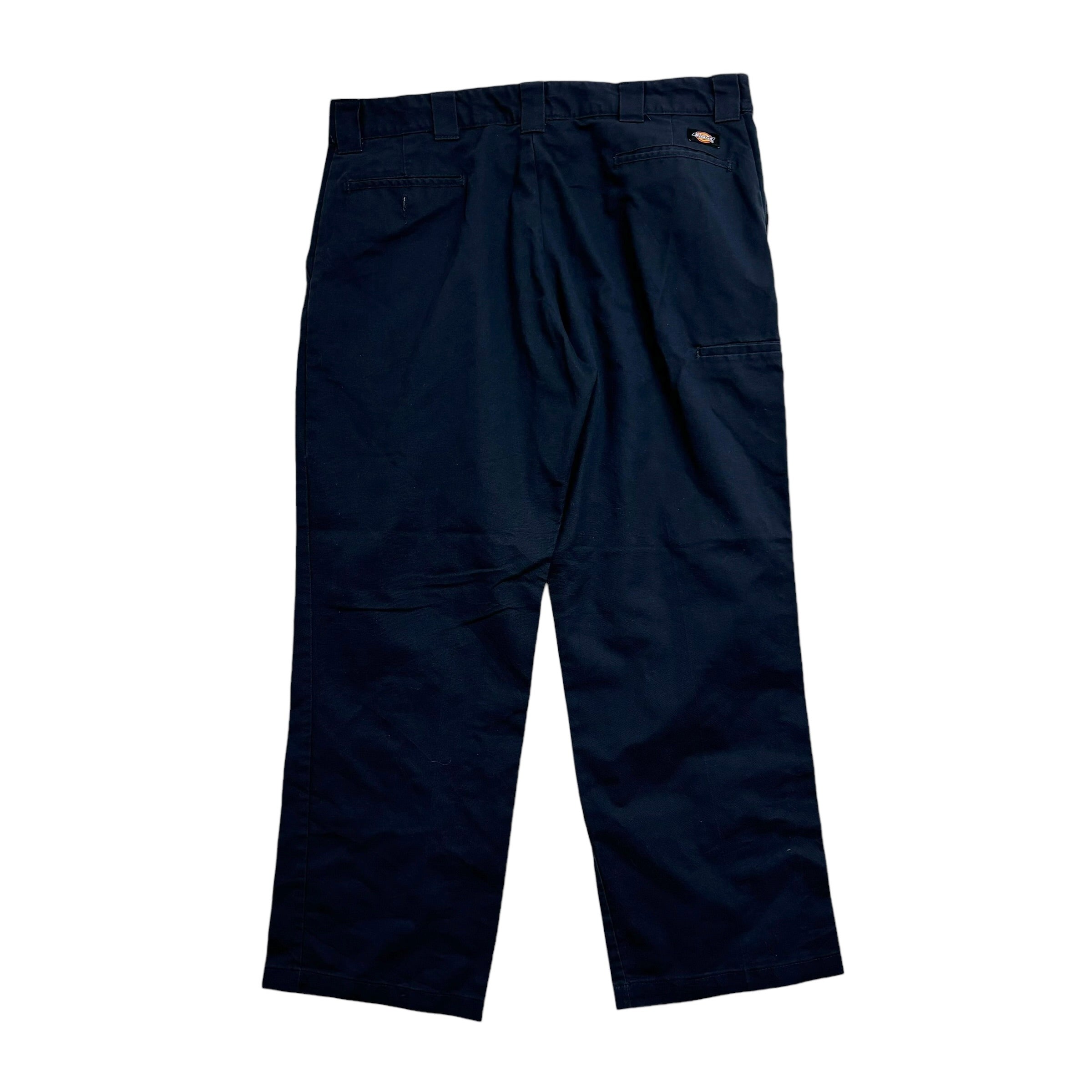 Dickies Trousers W40 L29 Mens Navy Blue Pants Relaxed Straight Fit Workwear