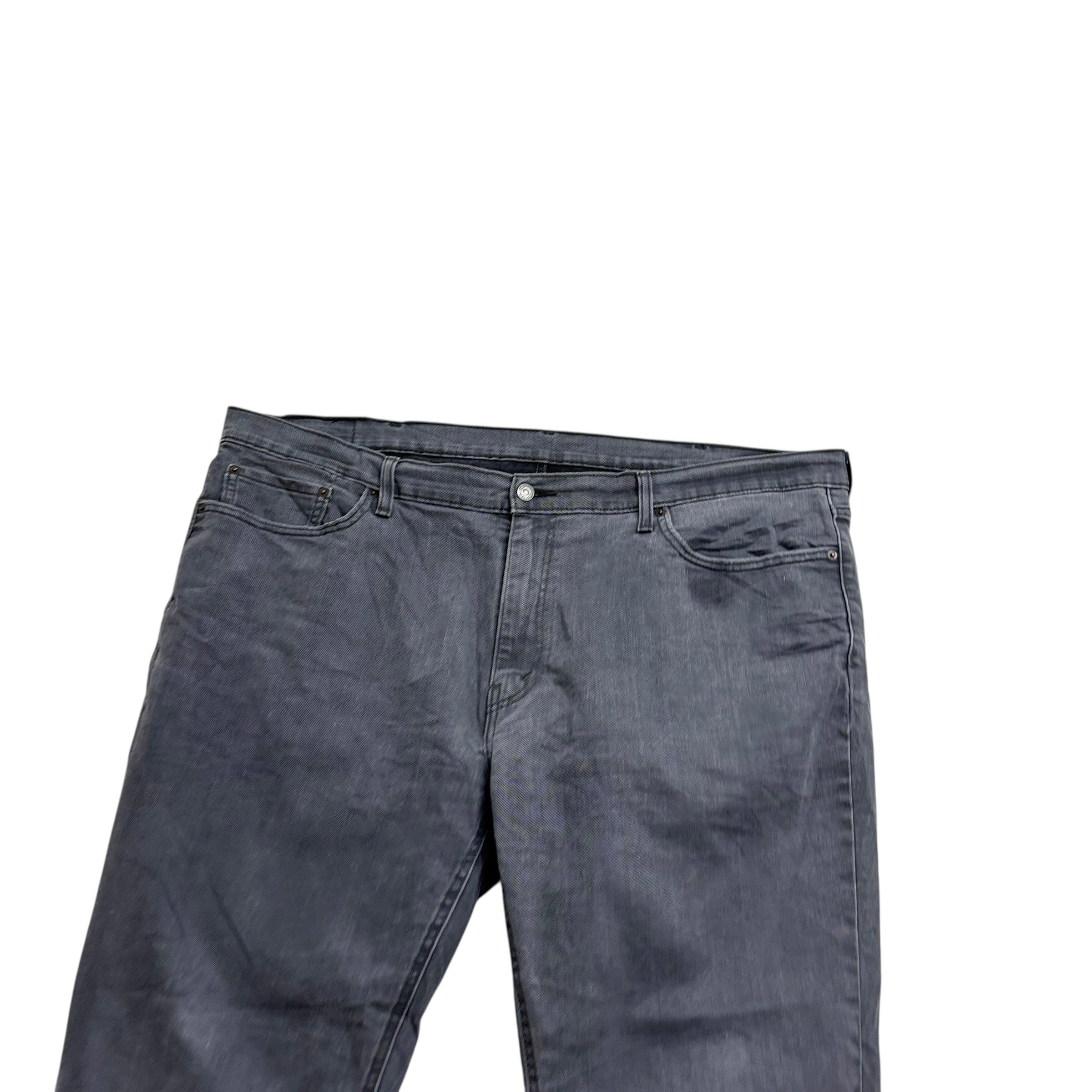 Levis 541 Jeans W46 L29 Mens Grey Athletic Tapered Fit Stretch Denim