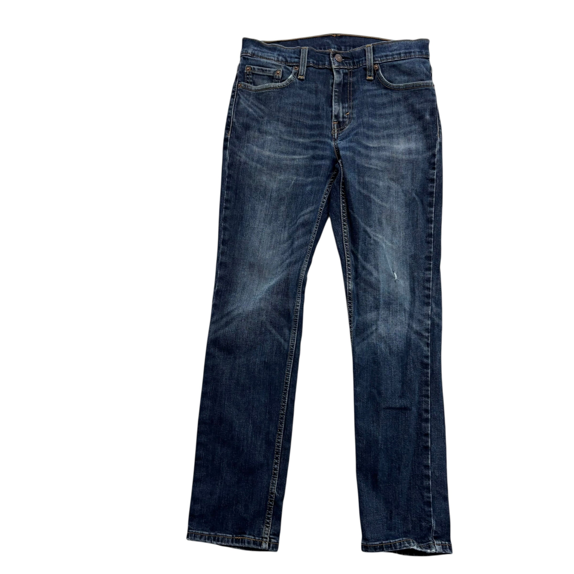 Levis 511 Jeans W29 L29 Mens Dark Blue Slim Fit Stretch Denim (F)
