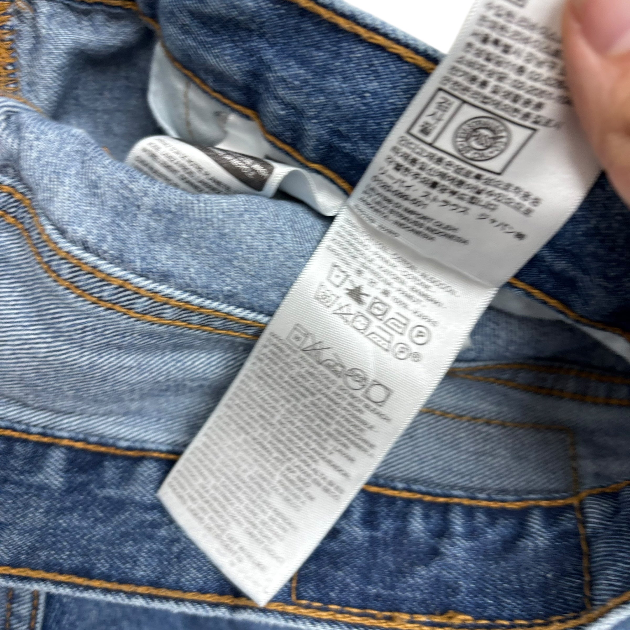 Levis 516 Jeans W36 L30 Mens Mid Blue Slim Straight Fit Denim