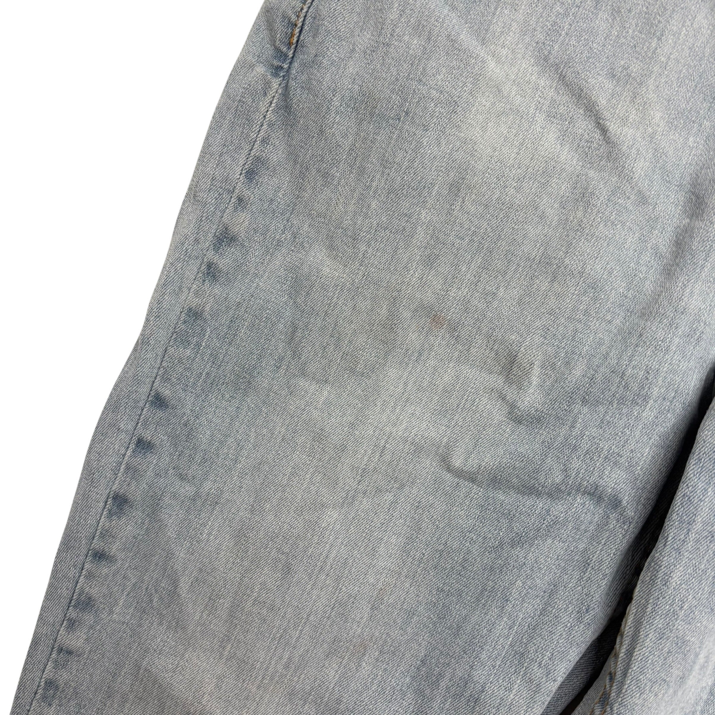 Levis 514 Jeans W36 L32 Mens Light Blue Regular Straight Fit Stretch Denim