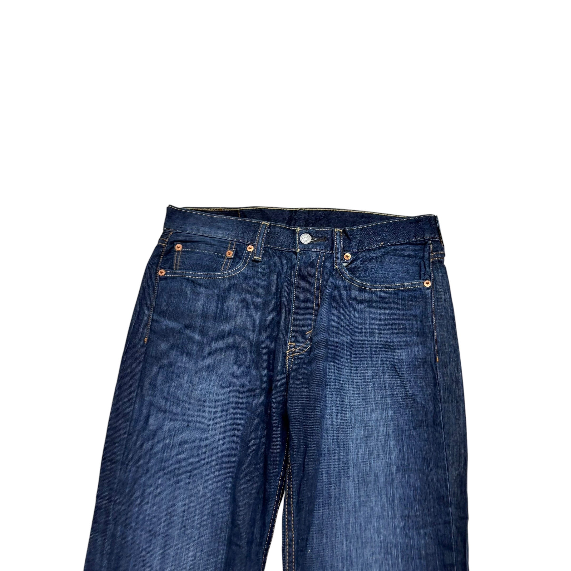 Levis 514 Jeans W31 L30 Mens Dark Blue Regular Straight Fit Denim