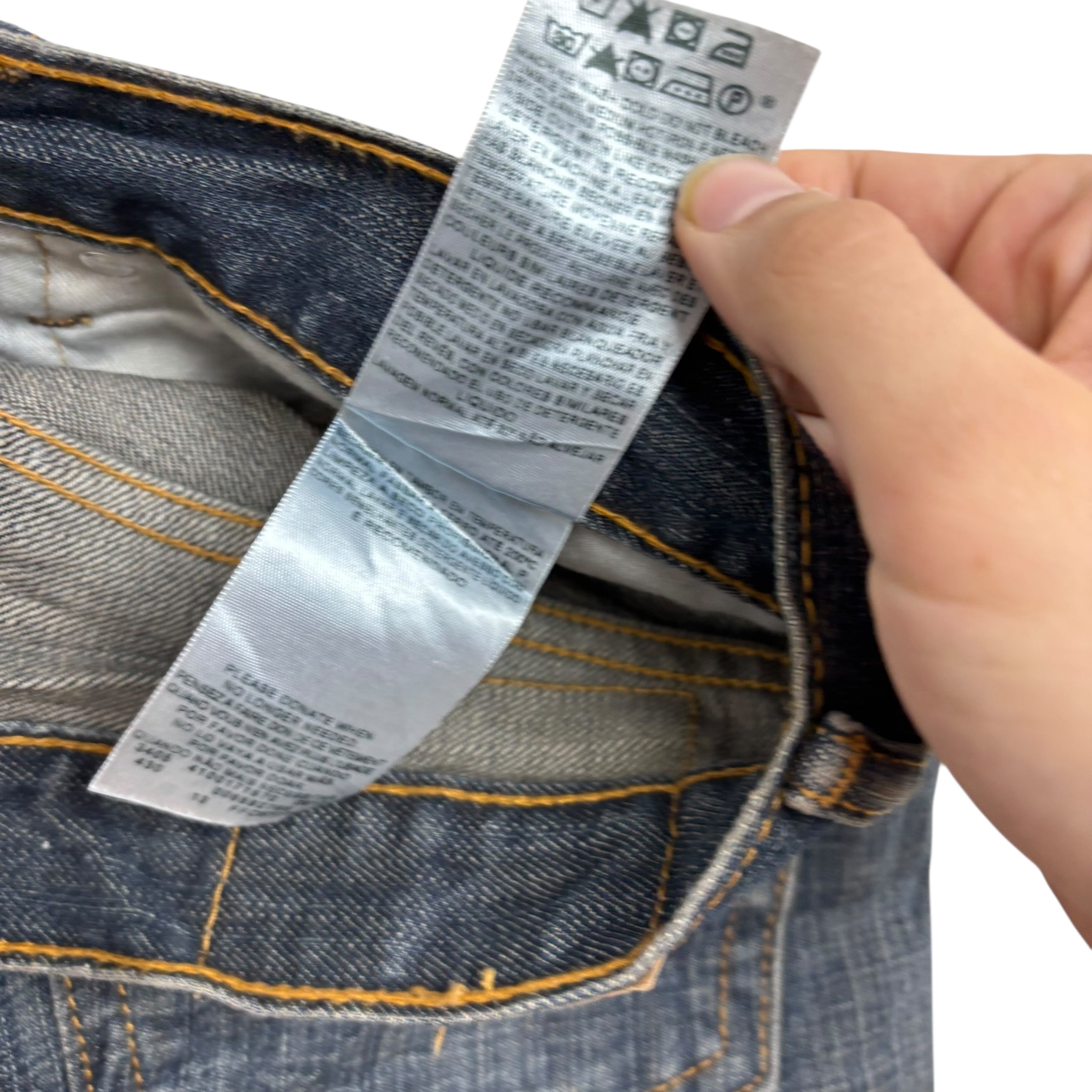 Levis 559 Jeans W36 L32 Mens Dark Blue Baggy Relaxed Straight Fit Vintage (E)