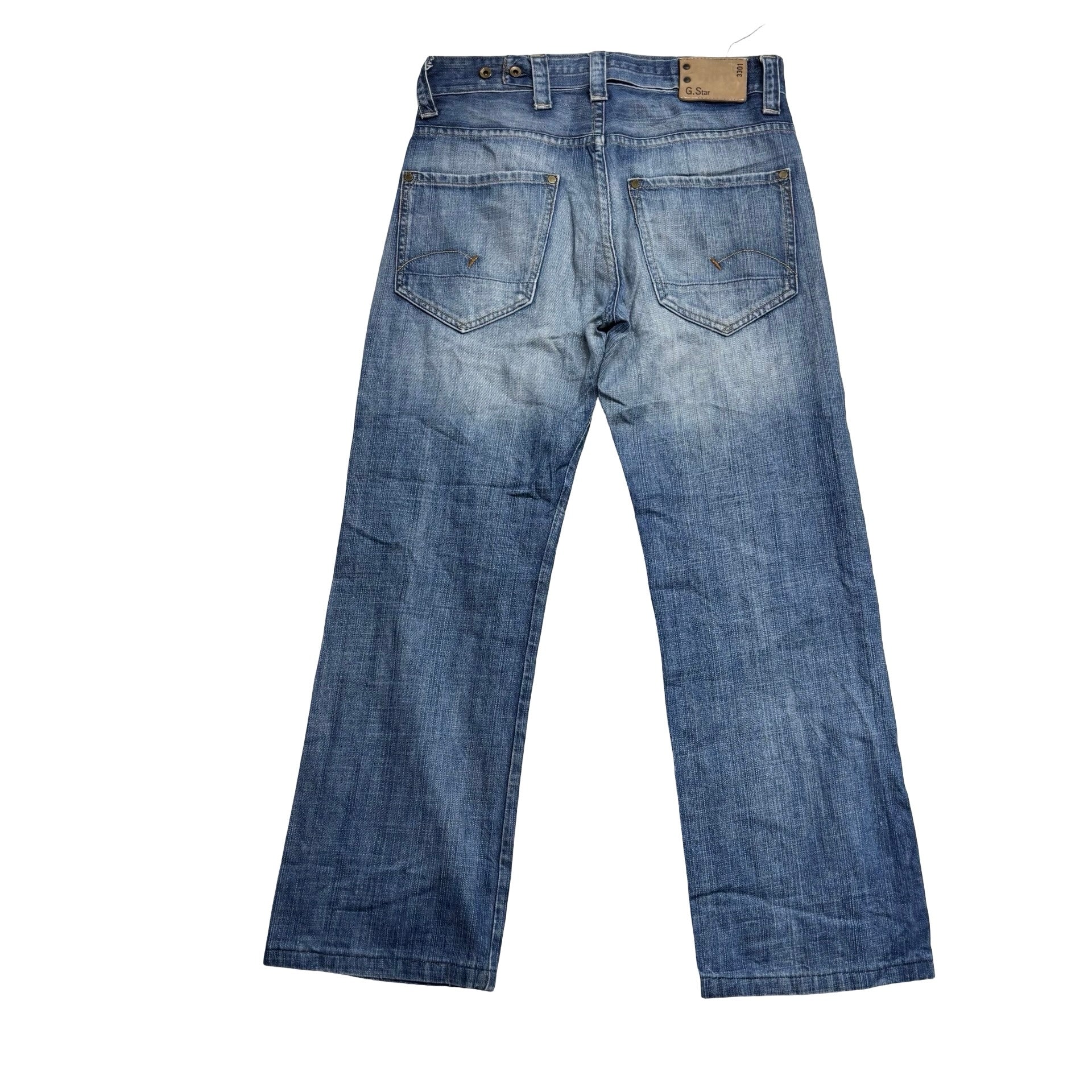 G Star Radar Baggy Jeans W32 L30 Mens Mid Blue Low Loose Fit Denim (E)