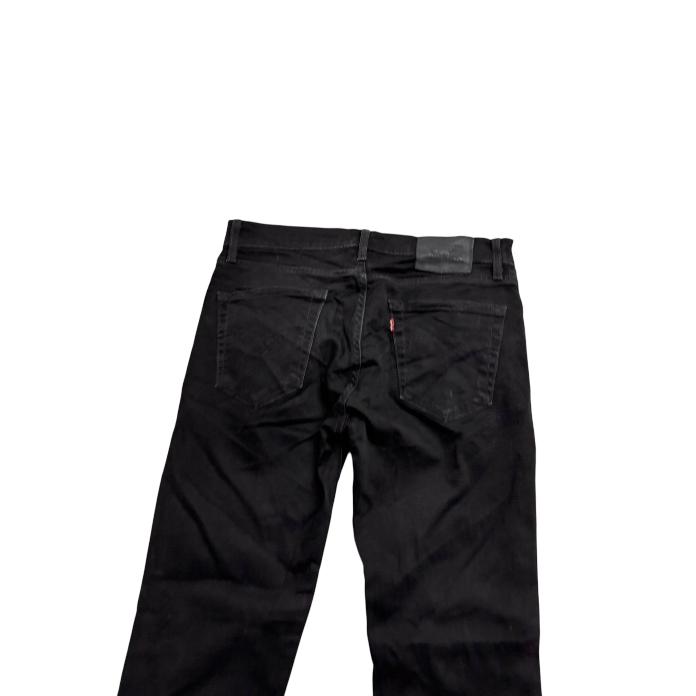 Levis 511 Jeans W30 L30 Mens Black Slim Fit Stretch Premium Denim (E)