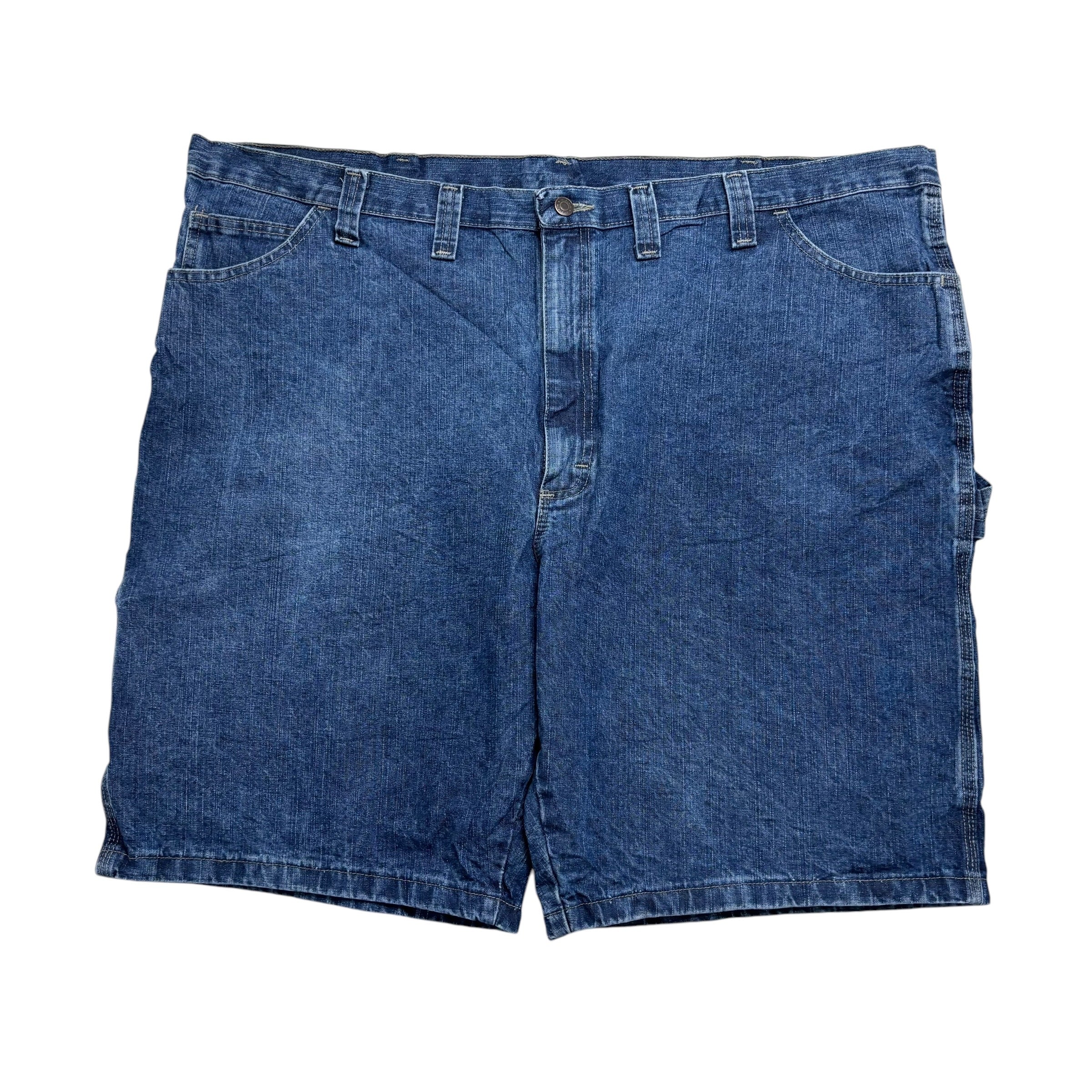Wrangler Baggy Jorts W48 Mens Mid Blue Denim Shorts Relaxed Fit Carpenter (E)