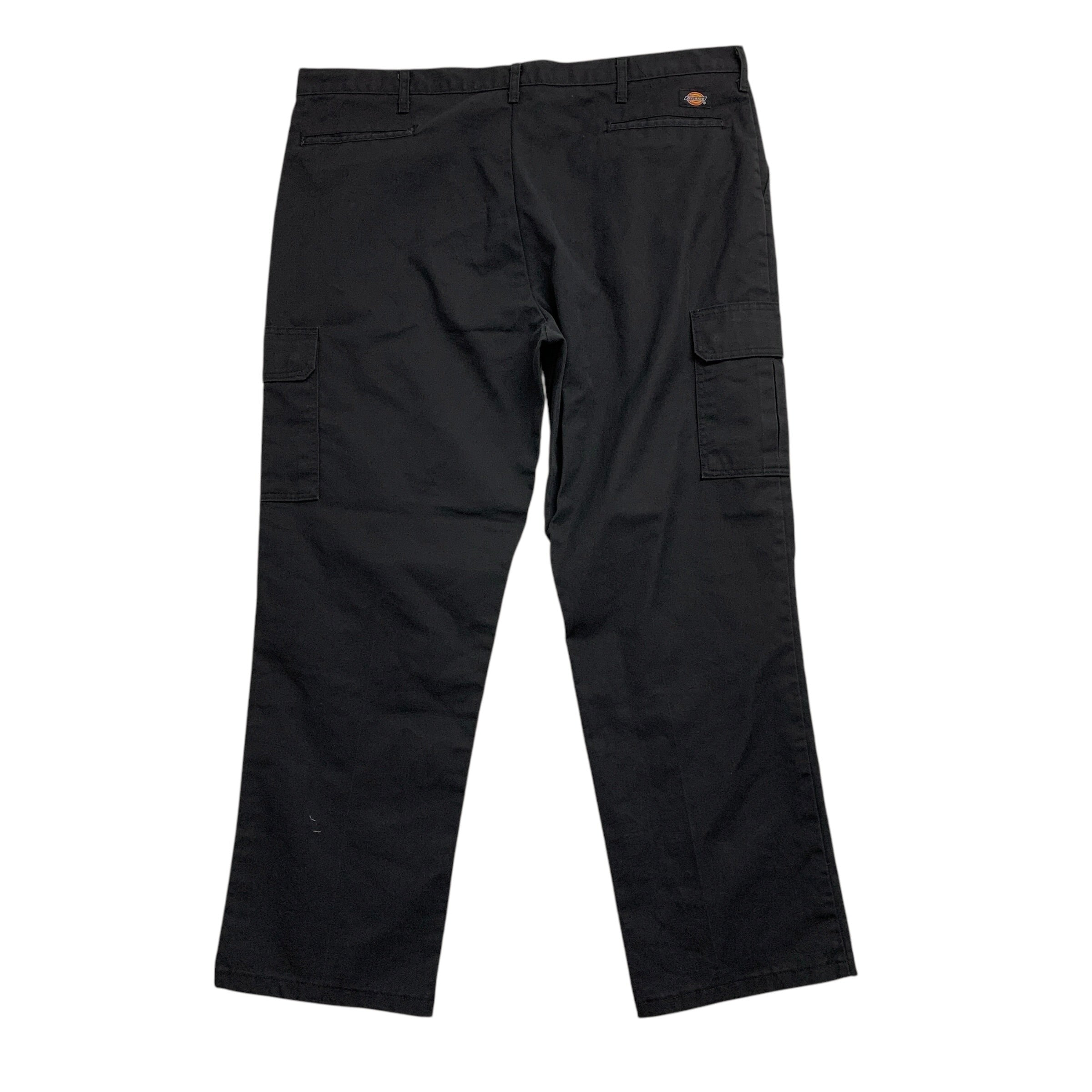 Dickies Cargo Trousers W44 L32 Mens Black Pants Relaxed Straight Fit Workwear