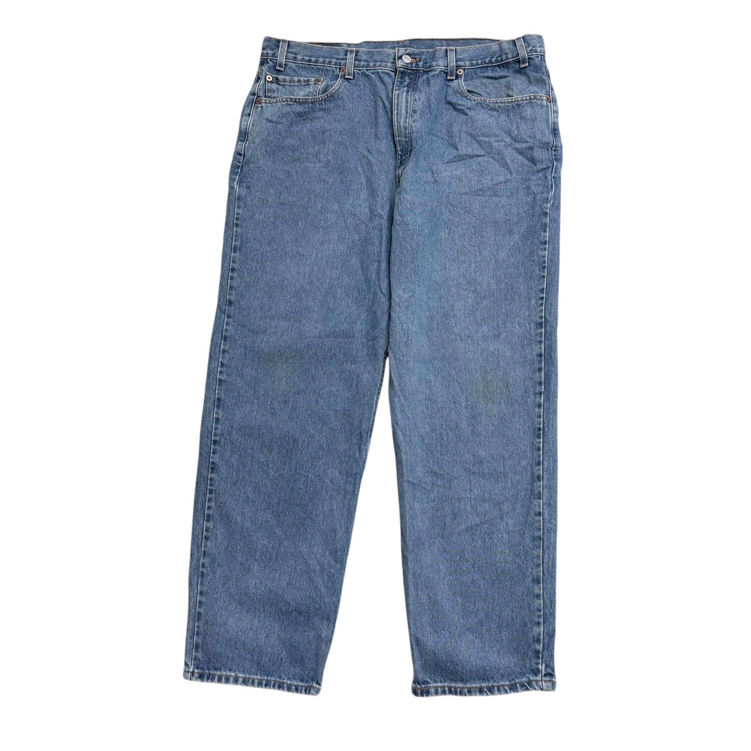 Levis 550 Jeans W38 L30 Mens Light Blue Baggy Relaxed Straight Fit Vintage Denim